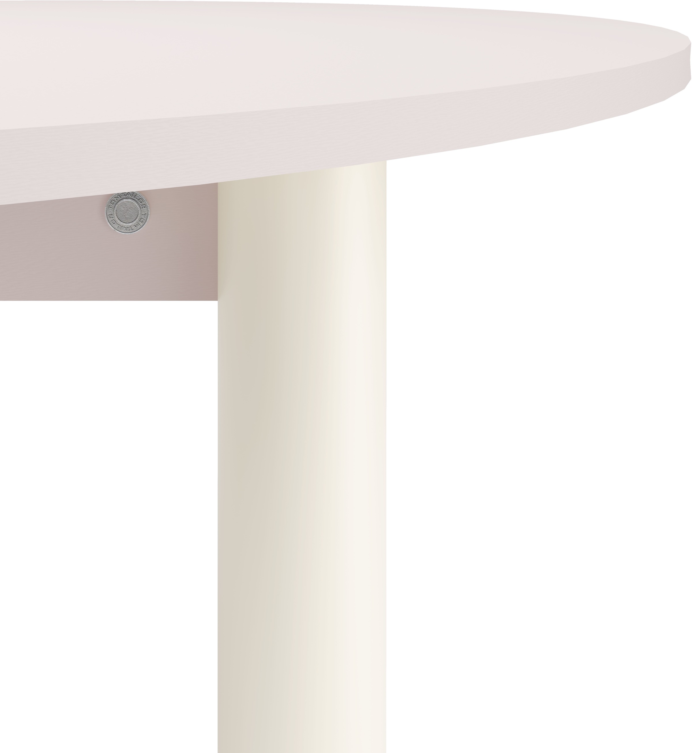 TOM TAILOR HOME Table de salle à manger »COLOR TABLE« 1 cuis tlg. table à manger, 4 pieds, 3 tailles, 3 couleurs décor, 4 couleurs pieds, bord ABS