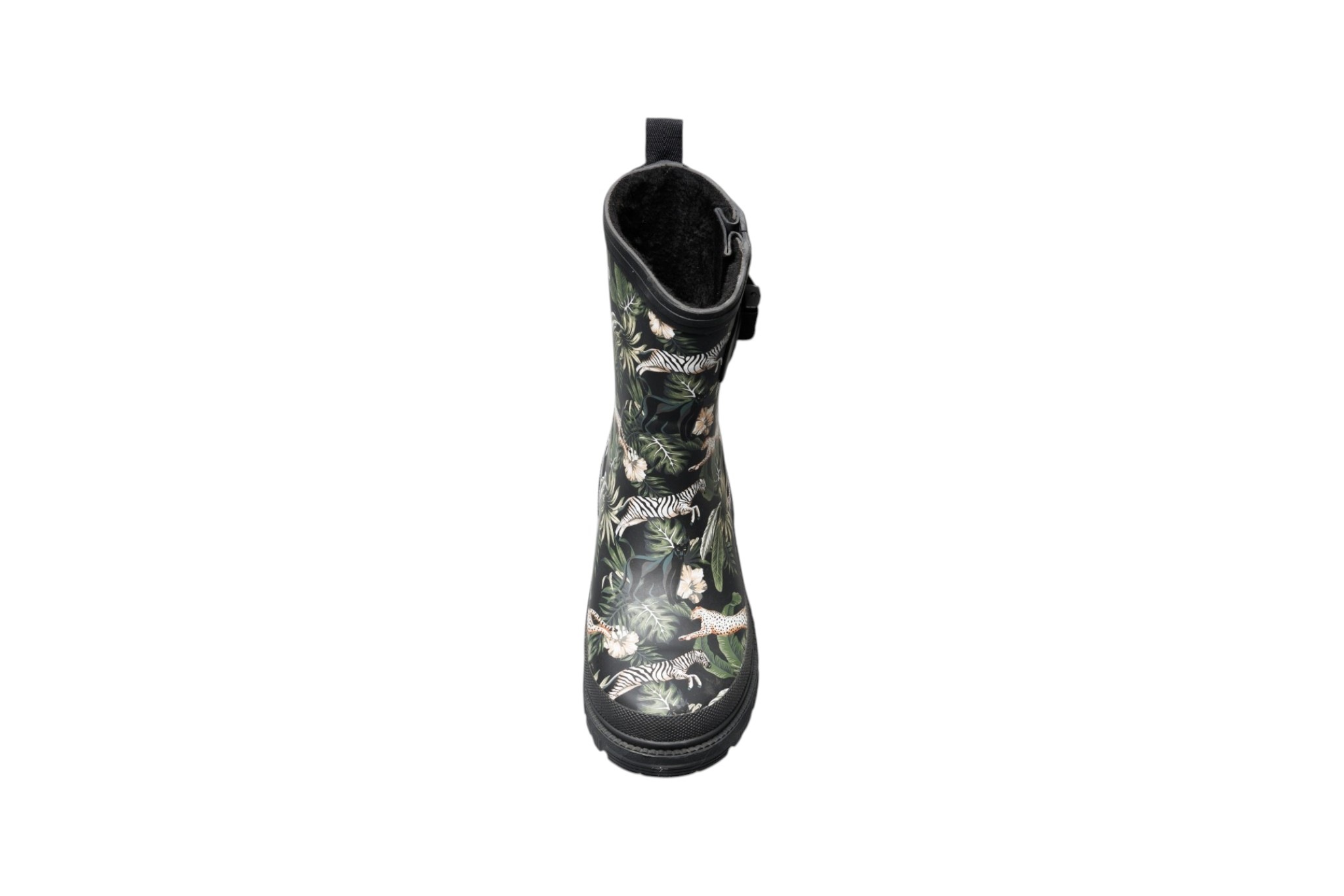 VERBENAS Gummistiefel »LINA FUR SMOOTH SELVA«  Regenstiefelette, Rainboots in Dschungel-Optik