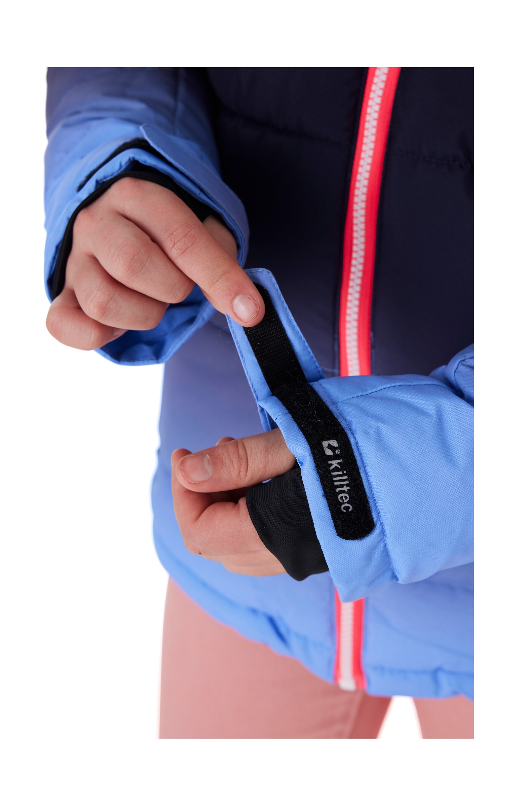 Killtec Veste de ski »KSW 330 GRLS SKI QLTD JCKT« Wasserabweisende Winterjacke, atmungsaktiv, verstellbare Kapuze