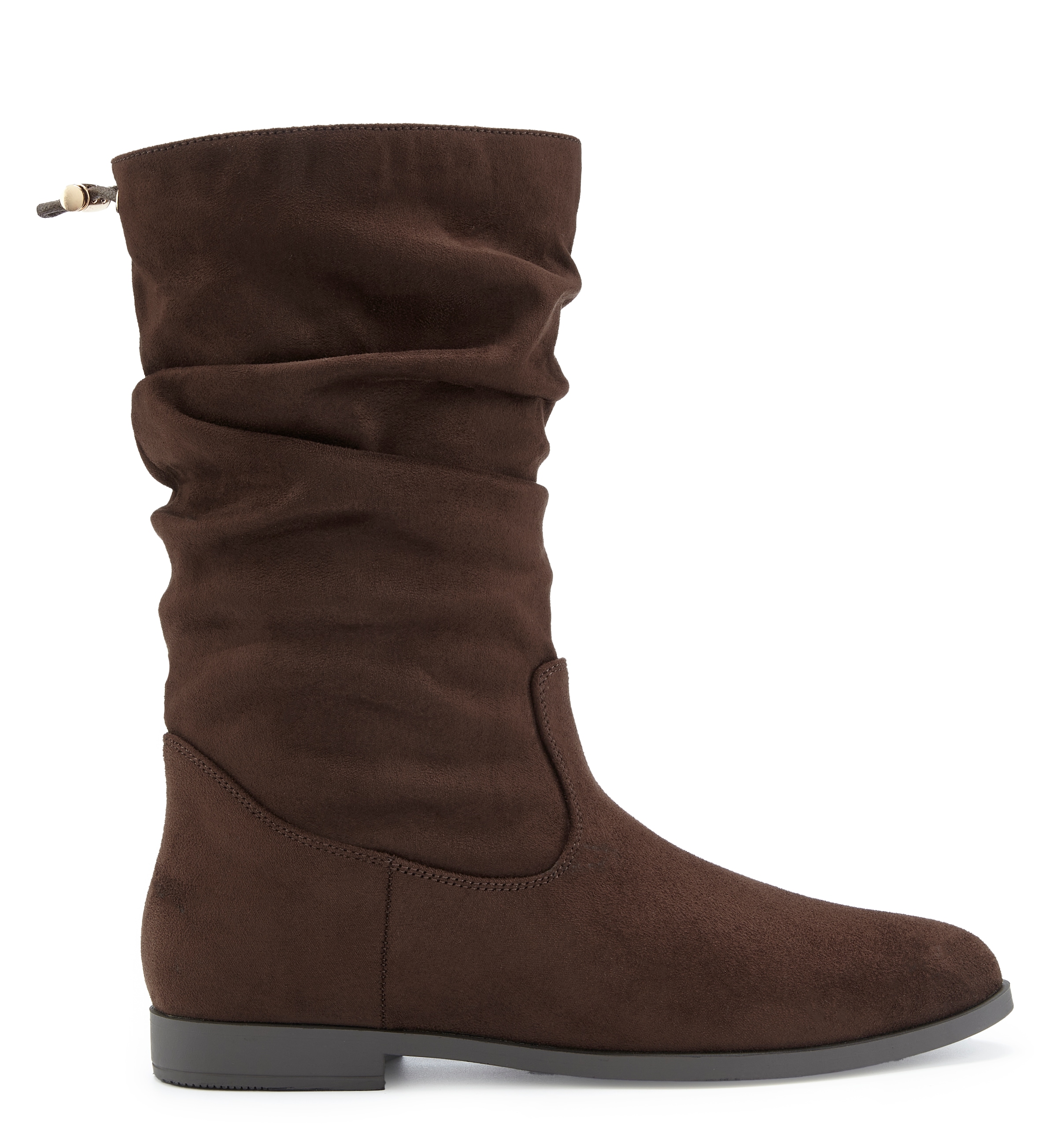 LASCANA Bottes »Stiefelette, Slouchy Boots, Herbststiefelette,«  avec élastique, semelle confortable, intérieur textile VEGAN