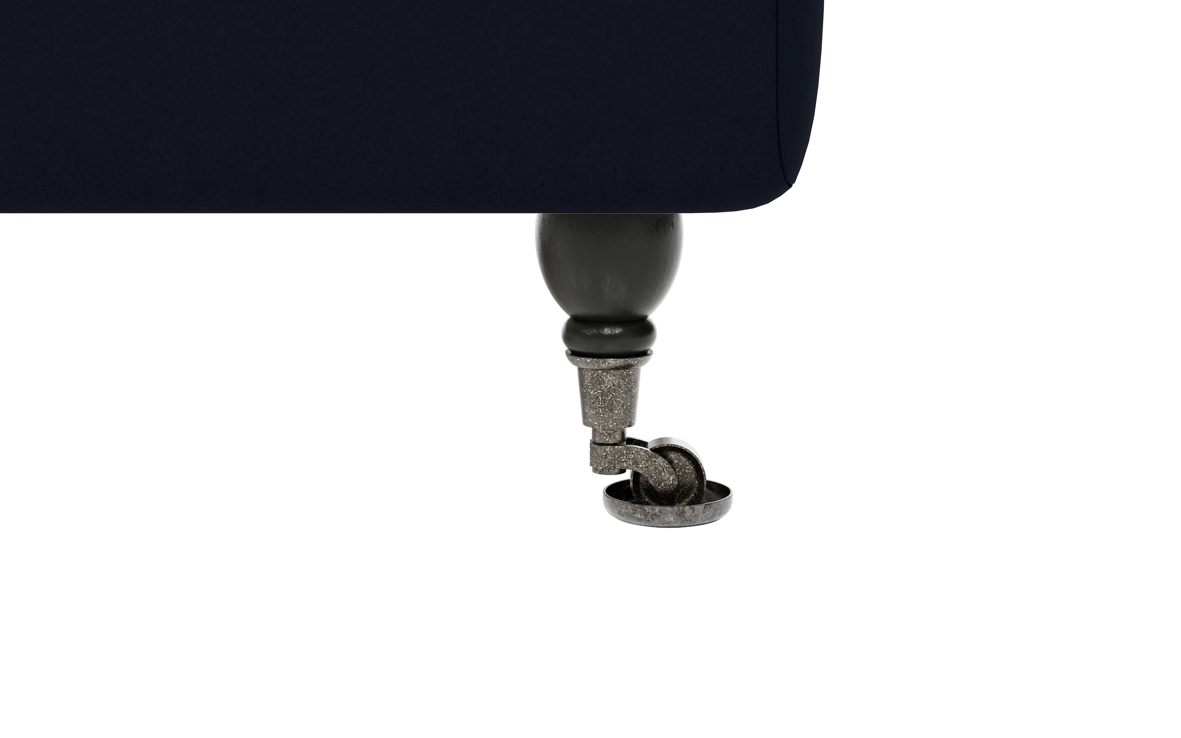 Home affaire Sessel »NORIN« zwei Fussarten: vorne - Rollen, hinten - Holzfüsse