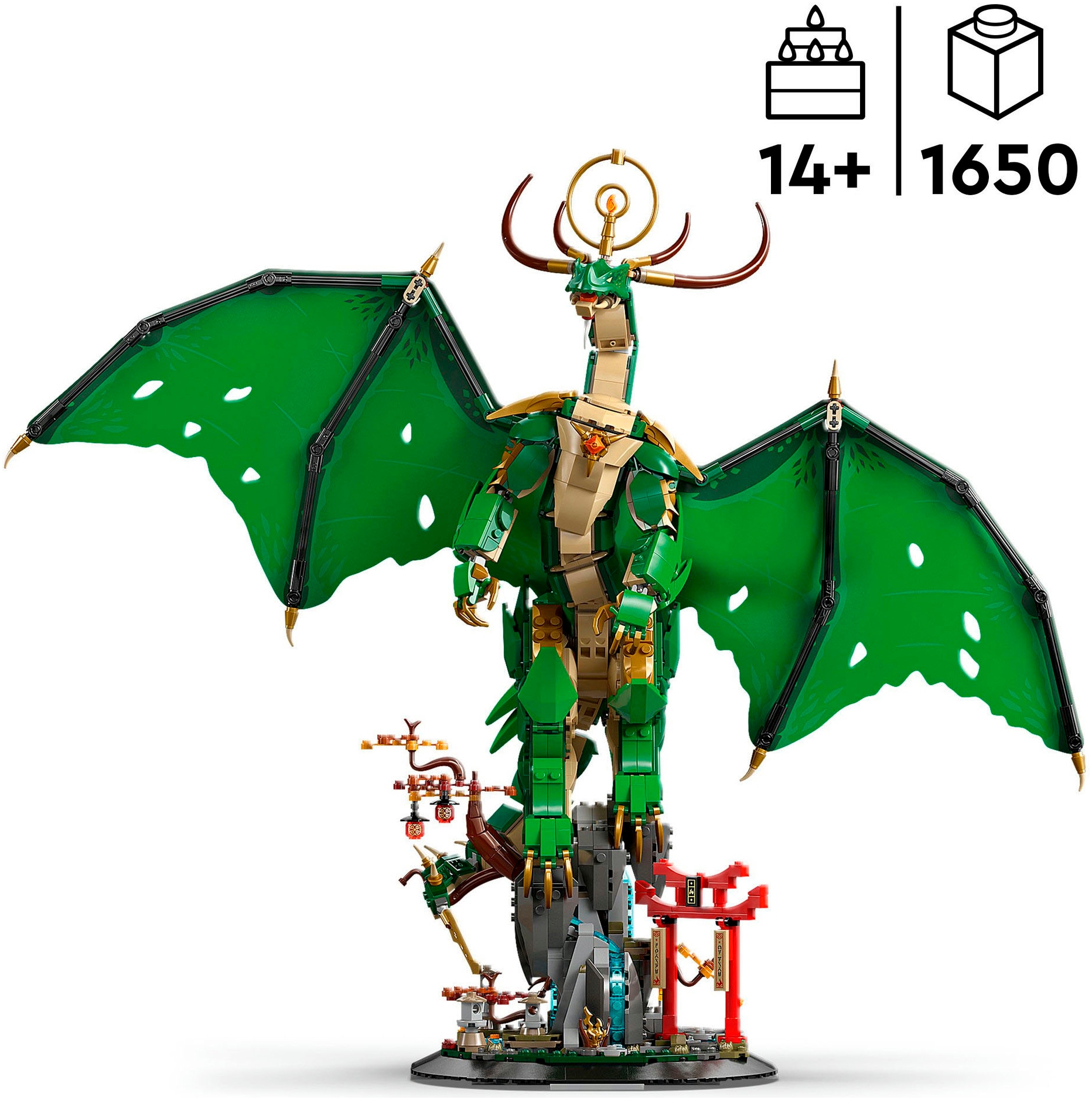 LEGO® Pions de construction »Der Wächterdrache (71847), LEGO Ninjago« Made in Europe