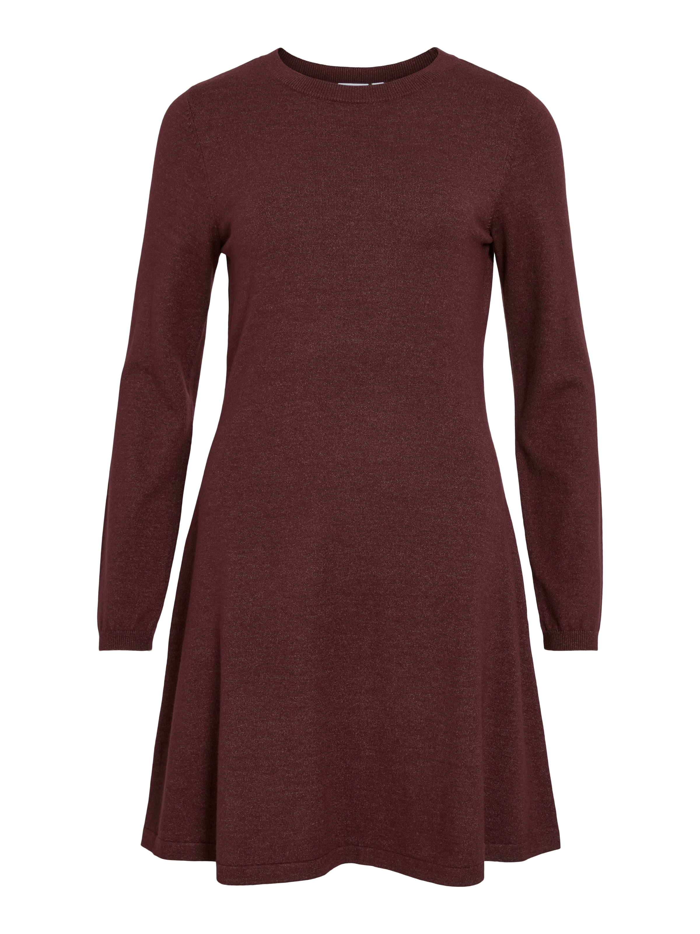 Vila Robe en tricot »VICOMFY A-LINE O-NECK KNIT DRESS - NOOS« Materialmix, normal geschnitten