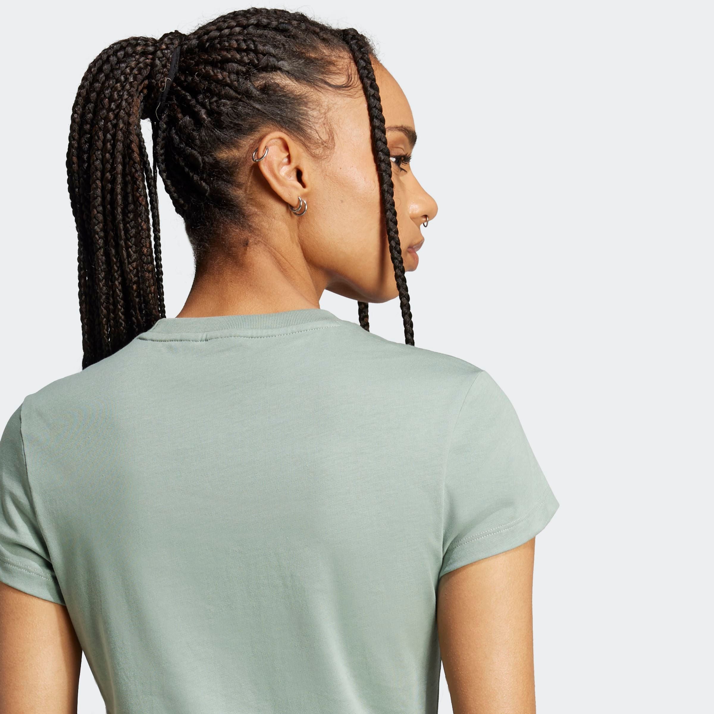 adidas Originals T-Shirt »ESSENTIALS SLIM« sportlicher Stil, schmale Silhouette, aus Single Jersey