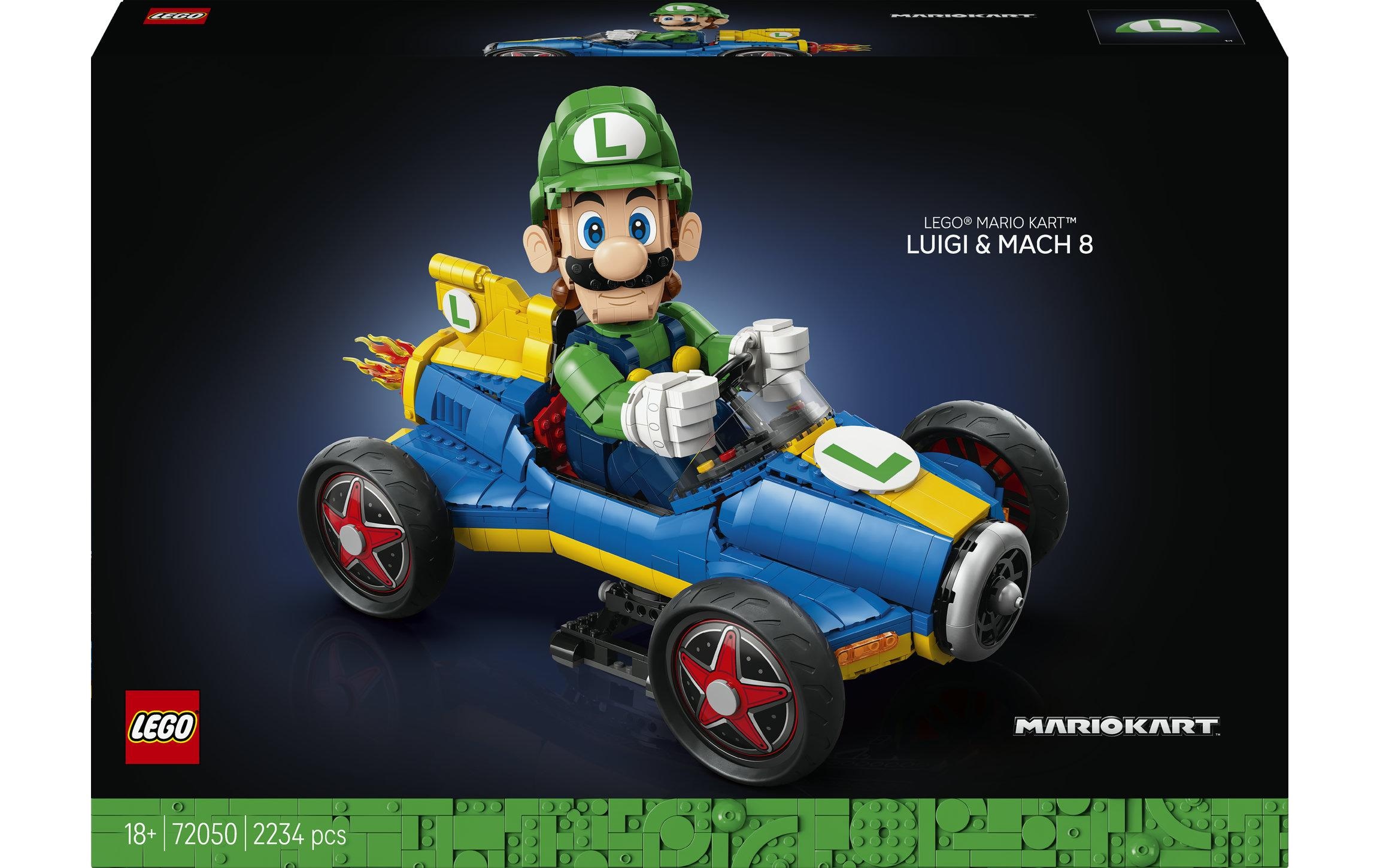 LEGO® Pions de construction »Mario Kart: Luigi & Turboflitzer (72050), LEGO Super Mario« fabriqué en Europe