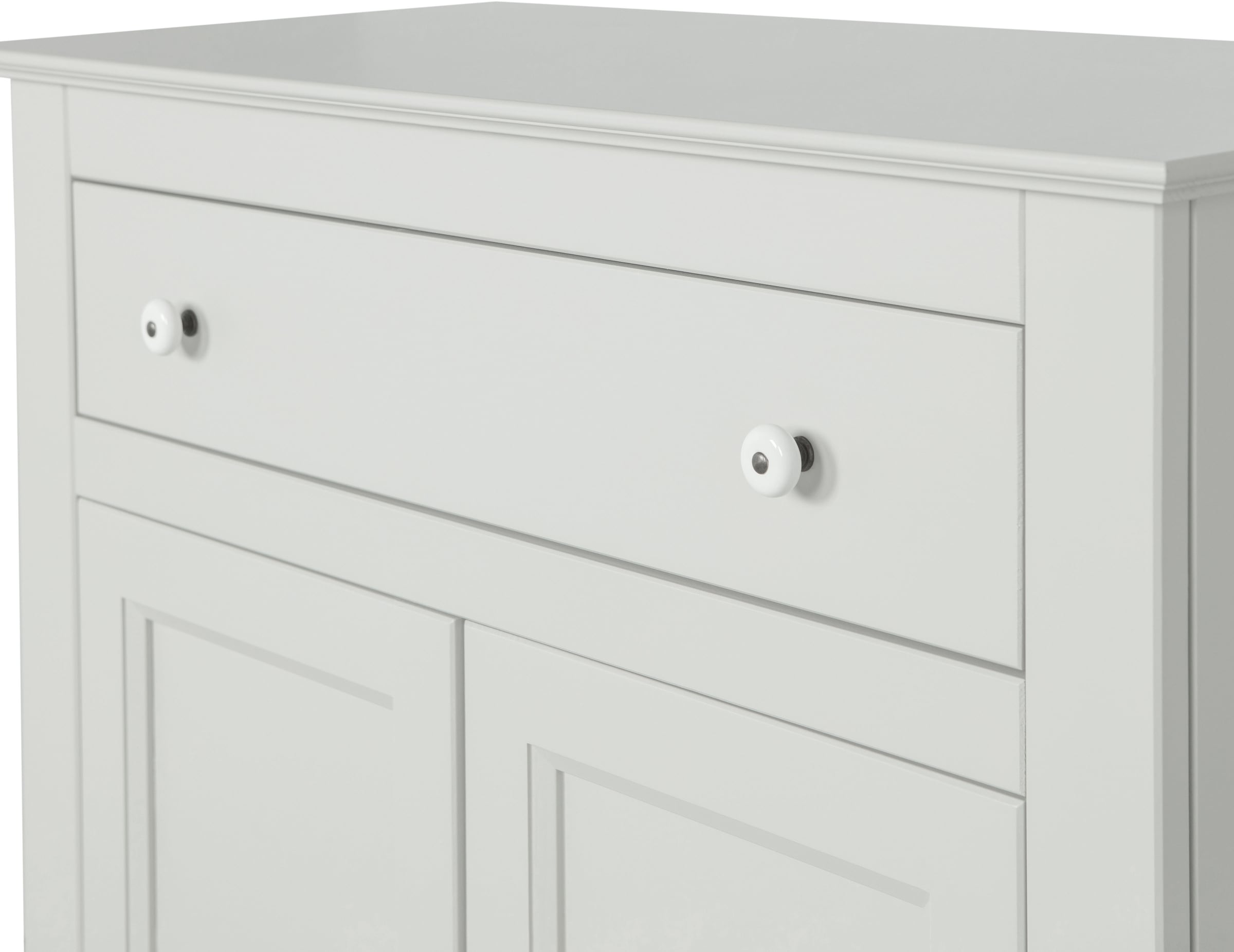 WOOOD Vertiko »Eva FSC®-Kiefernholz geschliffen, H 150 x B 93 x T 40 cm« Tragkraft 15 kg pro Boden, MDF-Rückwand für Stabilität, Pfleigleicht