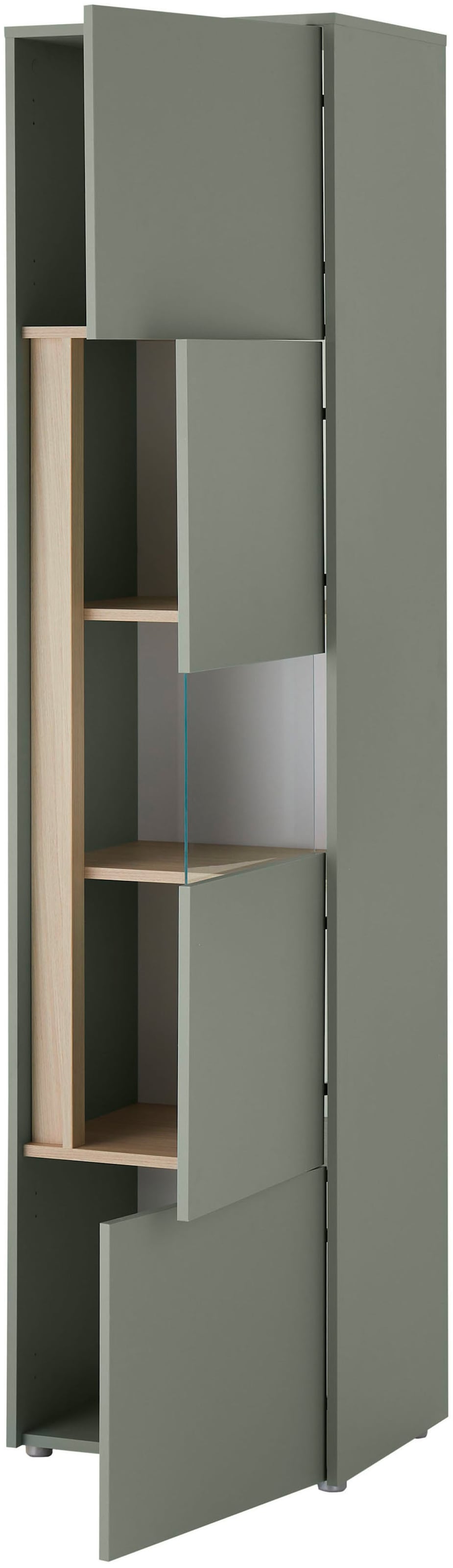 Home affaire Vitrines »City/Giron, moderner Hochschrank, Glasvitrine« zeitlos, modern, ausreichend Stauraum, vielseitig einsetzbar