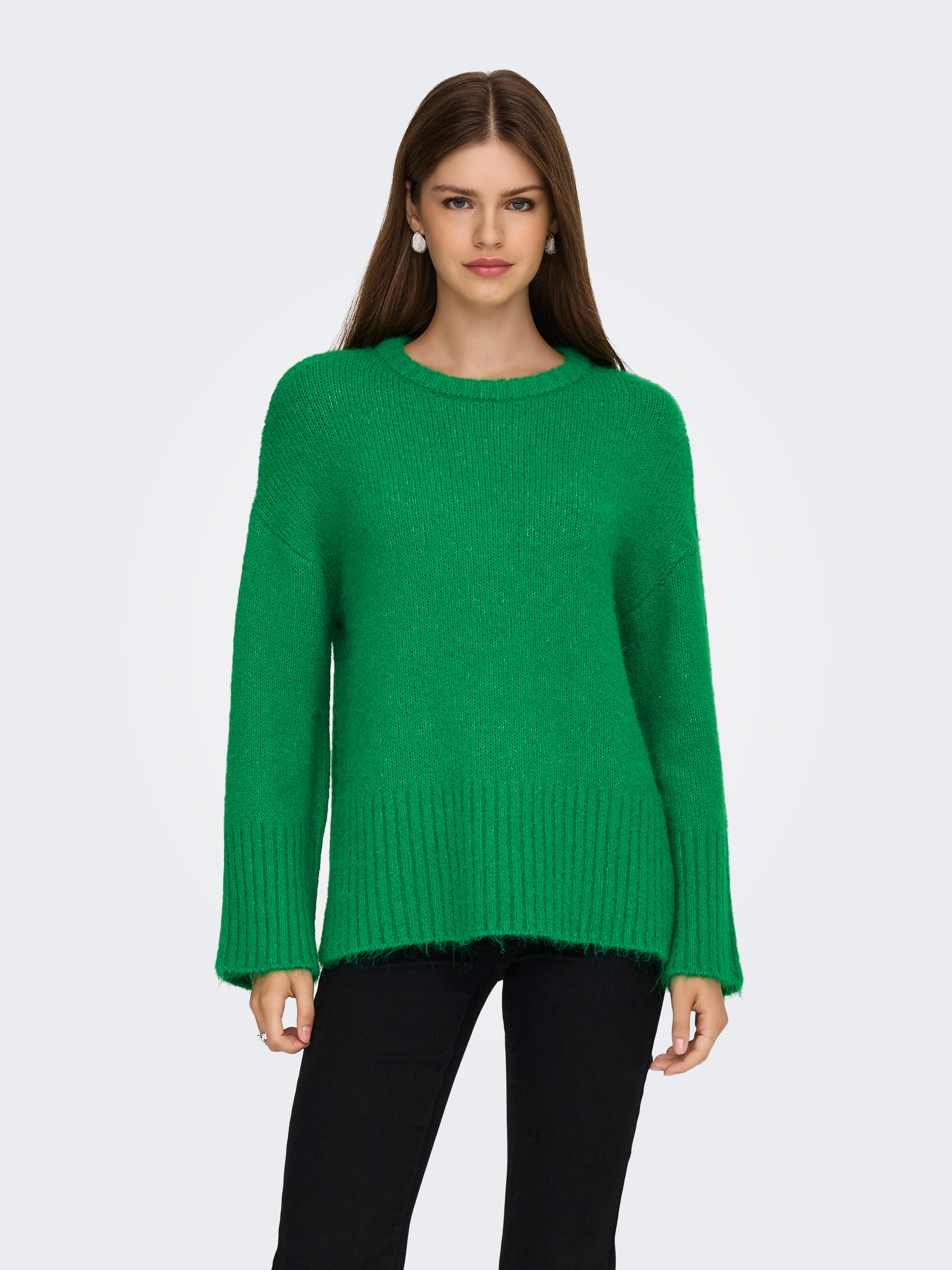 ONLY Pull à col rond »ONLMAGGIE LIFE LS LOOSE ONEK CC KNT«