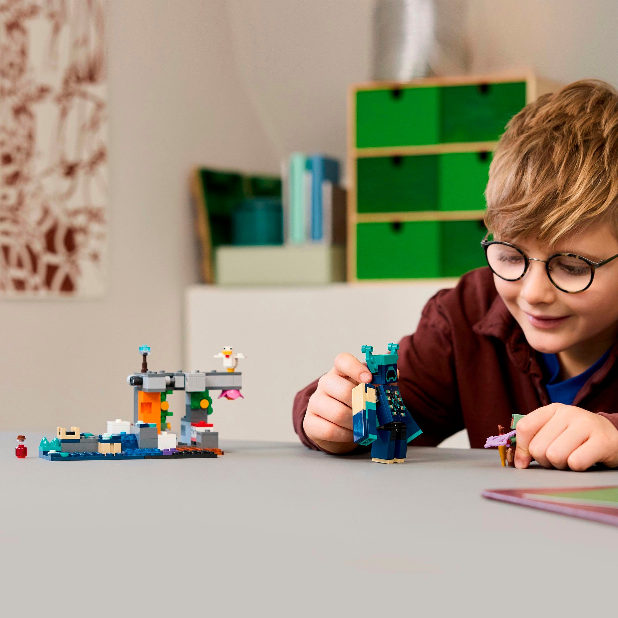 LEGO® Konstruktionsspielsteine »Begegnung mit dem Wächter (21274), LEGO Minecraft« Made in Europe
