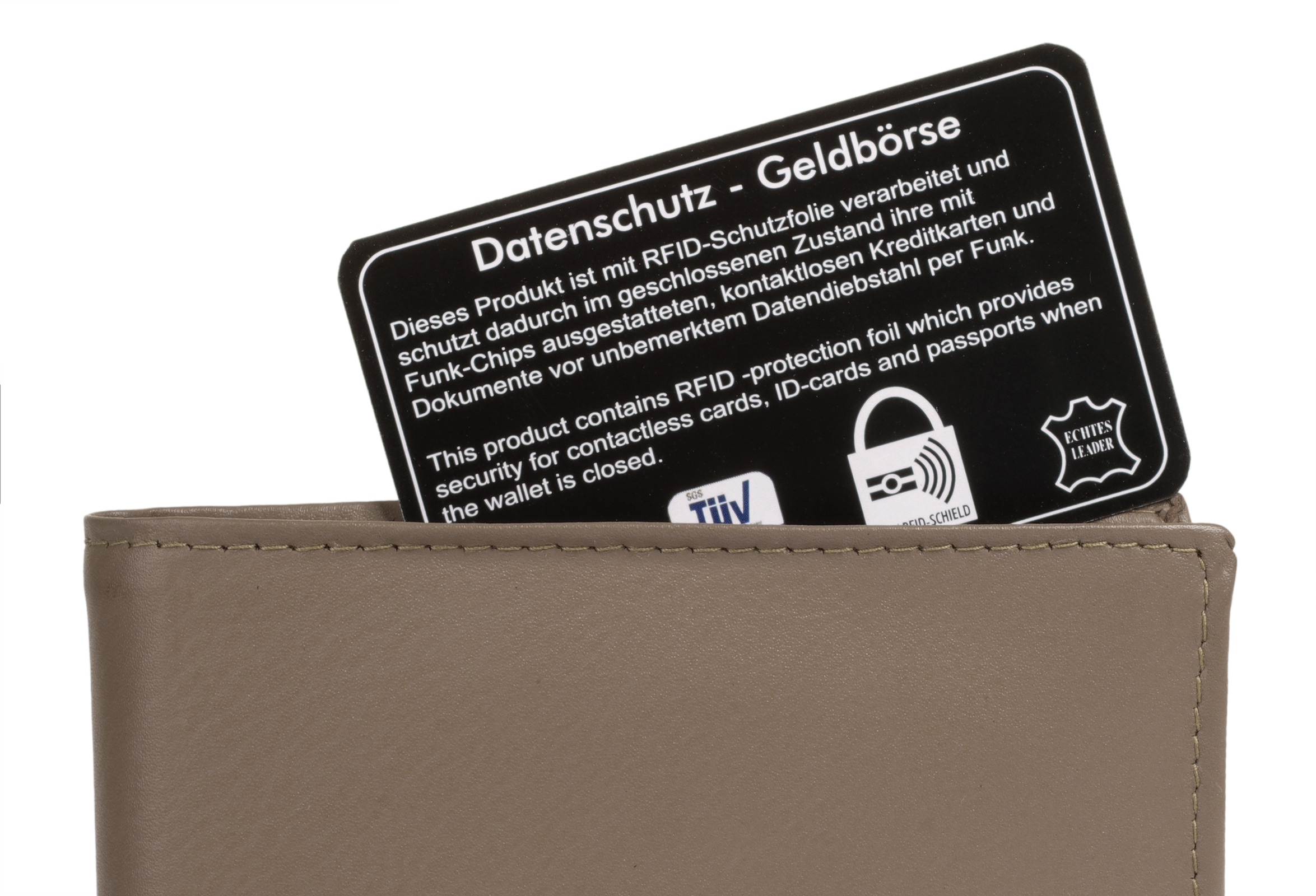 Bruno Banani Porte-monnaie echt Leder