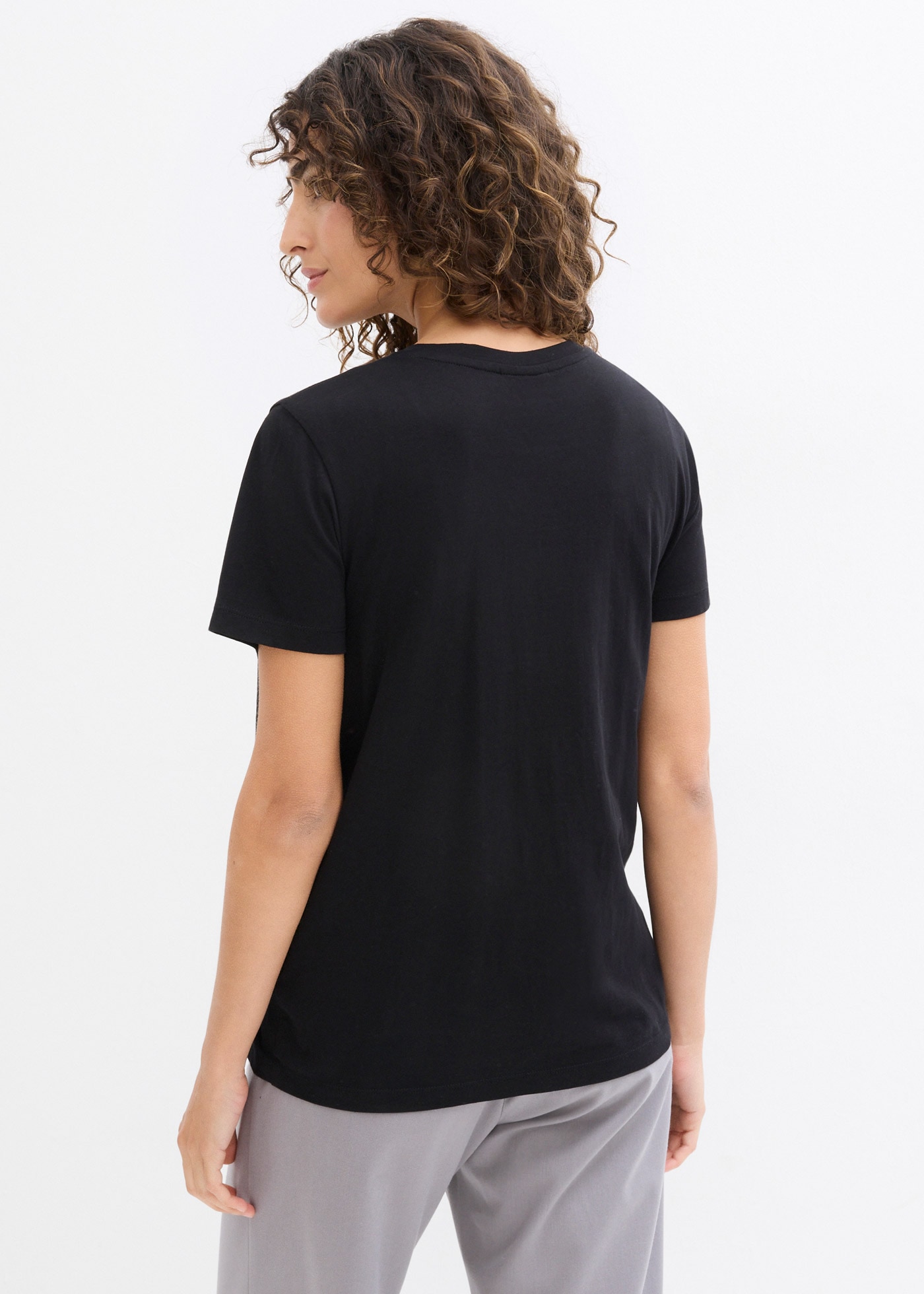 bonprix Umstandsshirt Packung, 2 lässige Passform, Kurzarm, mit Stillfunktion