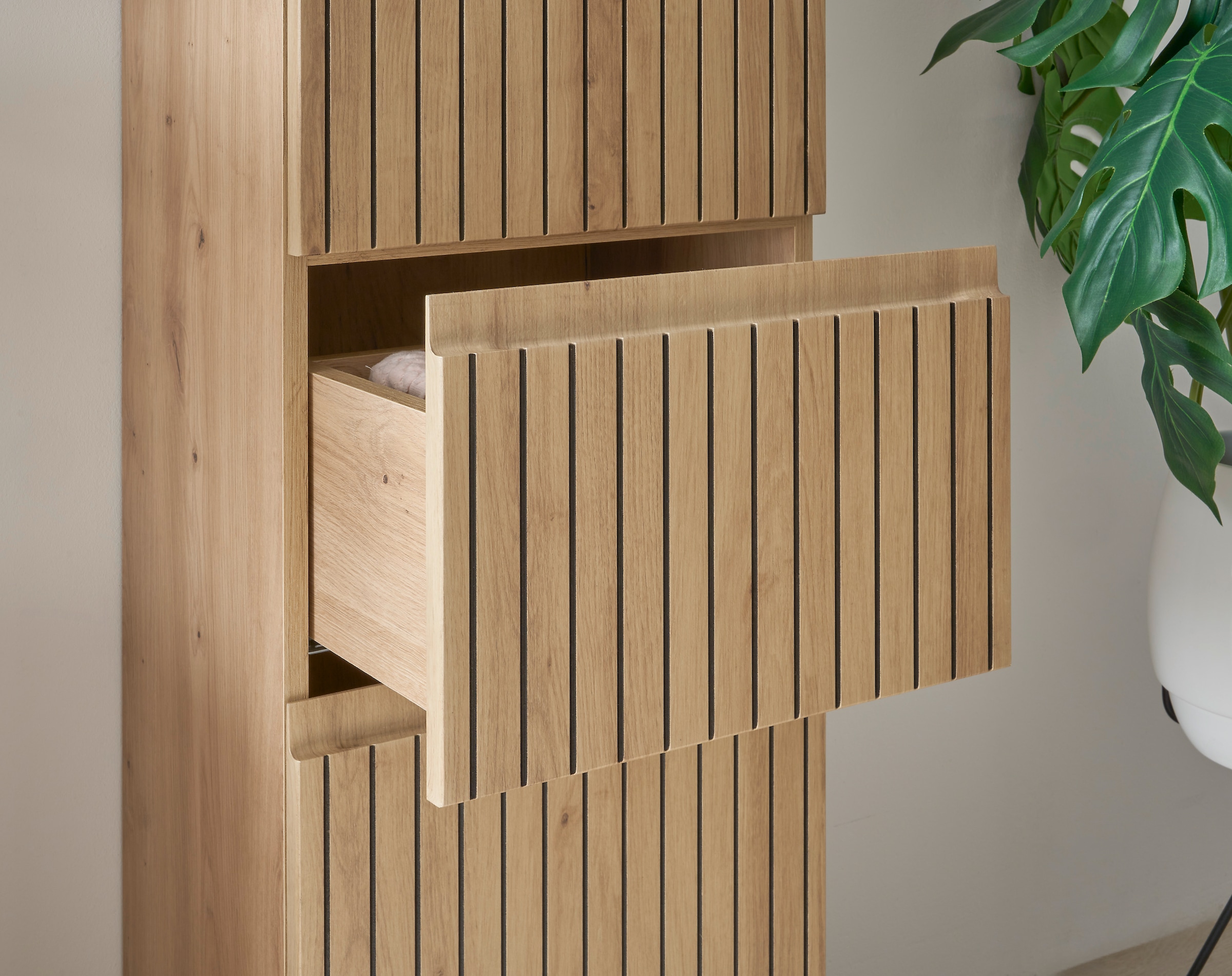 BASIC by Balculina Hochschrank »Austin« 1 Stk. tlg. Breite 40 cm, Türanschlag L/R wechselbar, Soft-Close-Funktion