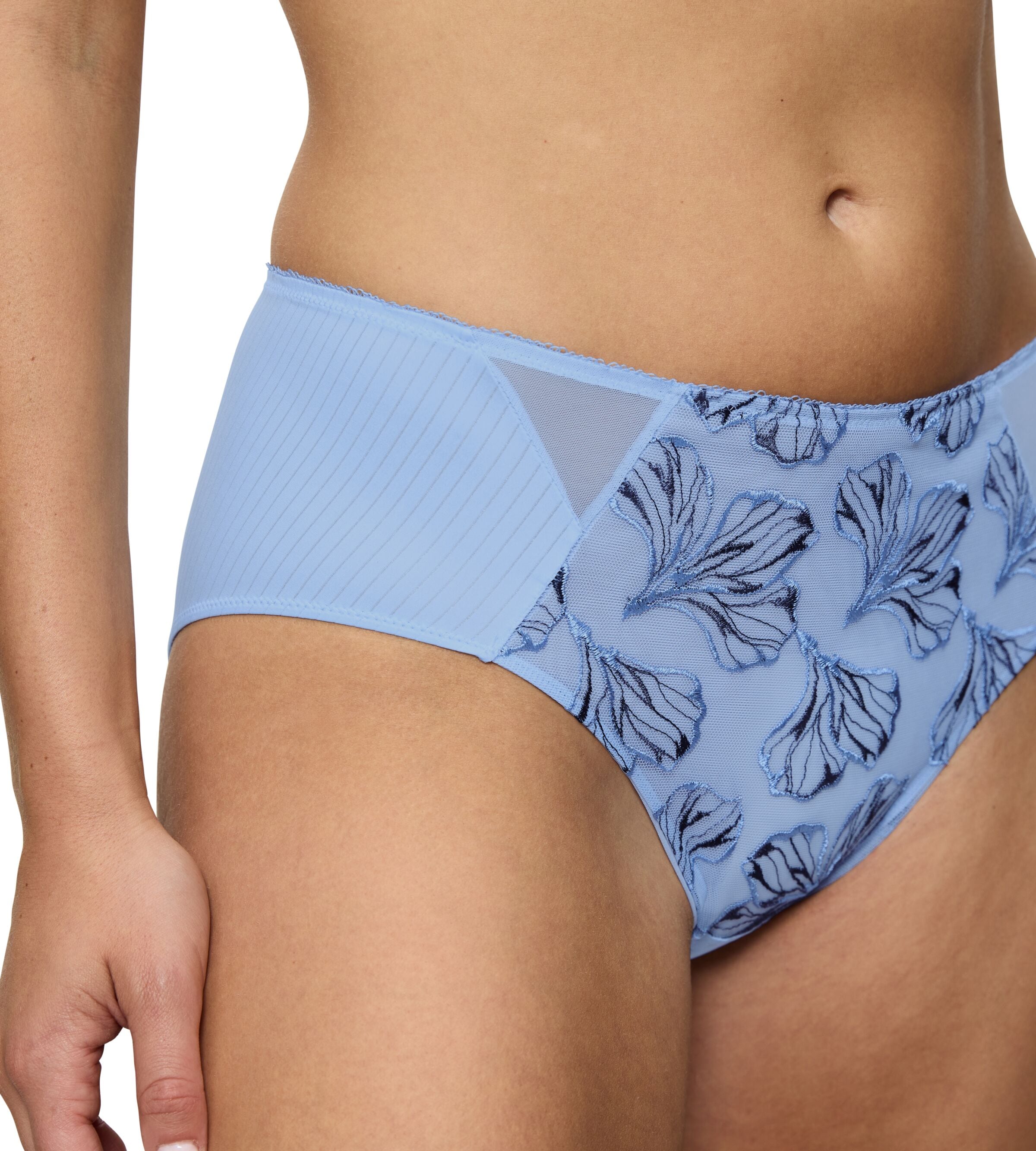 Triumph Maxislip »Wild Iris Florale«, mehrfarbige Stickerei, hochgeschnitten, leicht formend