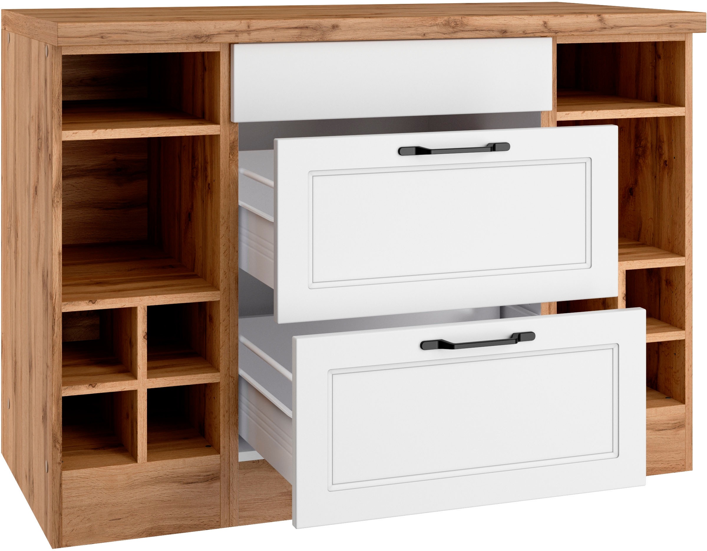 KOCHSTATION Armoire d'encastrement pour table de cuisson »KS-Lana« largeur 120 cm