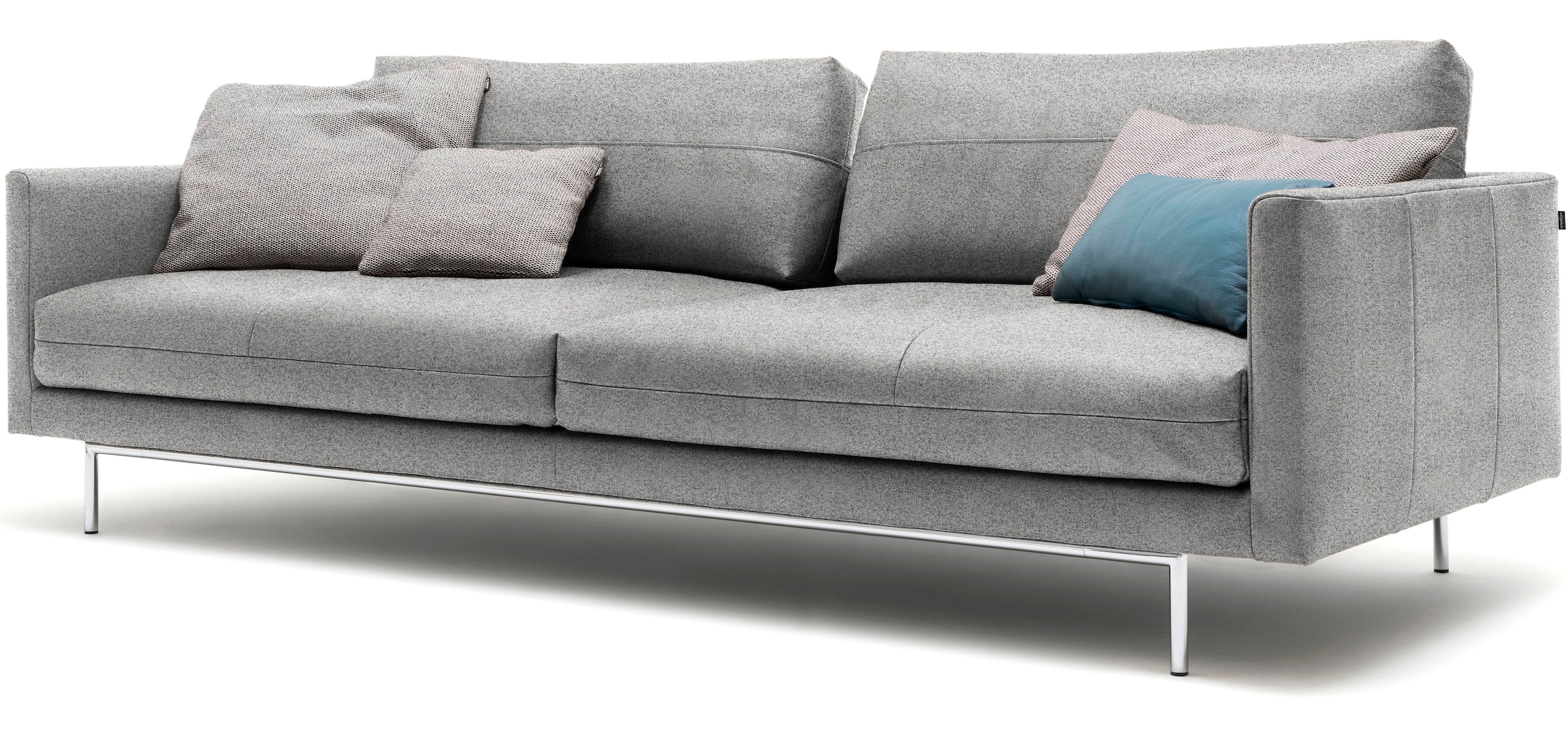 Creation BY ROLF BENZ 3,5-places »CR.414, Designsofa, edles Sofa, Loungesofa, Ledersofa, klares Design« en cuir ou chenille, confort d'assise de première qualité, rembourrage décontracté