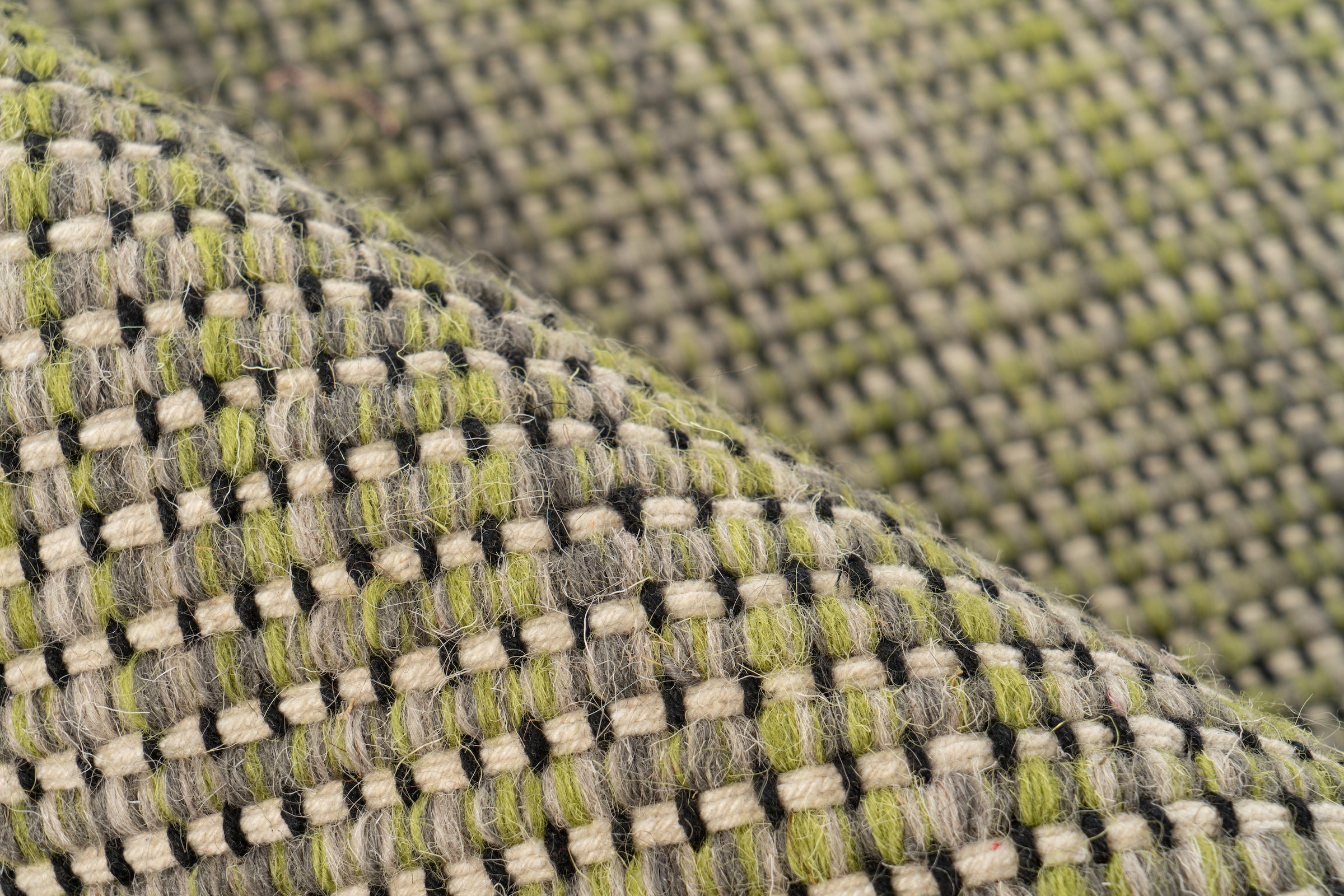 Arte Espina Tapis »Nomad 8064« Rectangulaire 11 mm Höhe Handgemachter Fransenteppich in neutralem Design