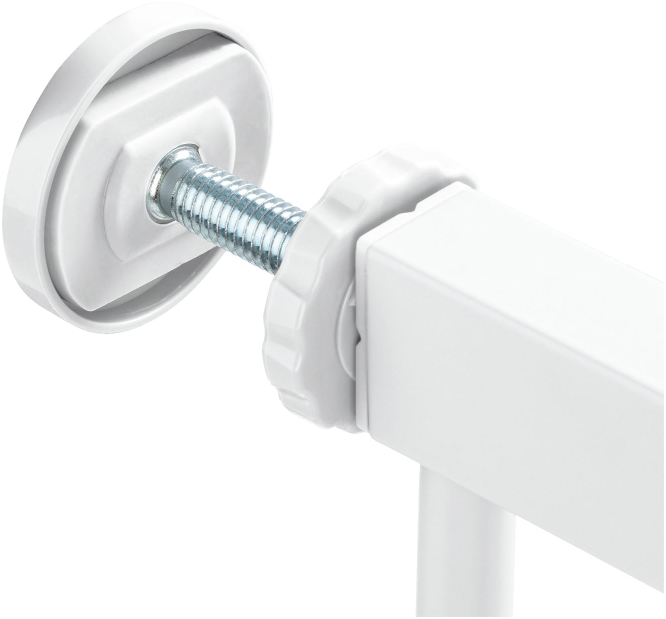 Hauck Türschutzgitter »Open N Stop 2 Set inklusive Verlängerung 21 cm, White« auch als Treppenschutzgitter verwendbar; 96-101 cm