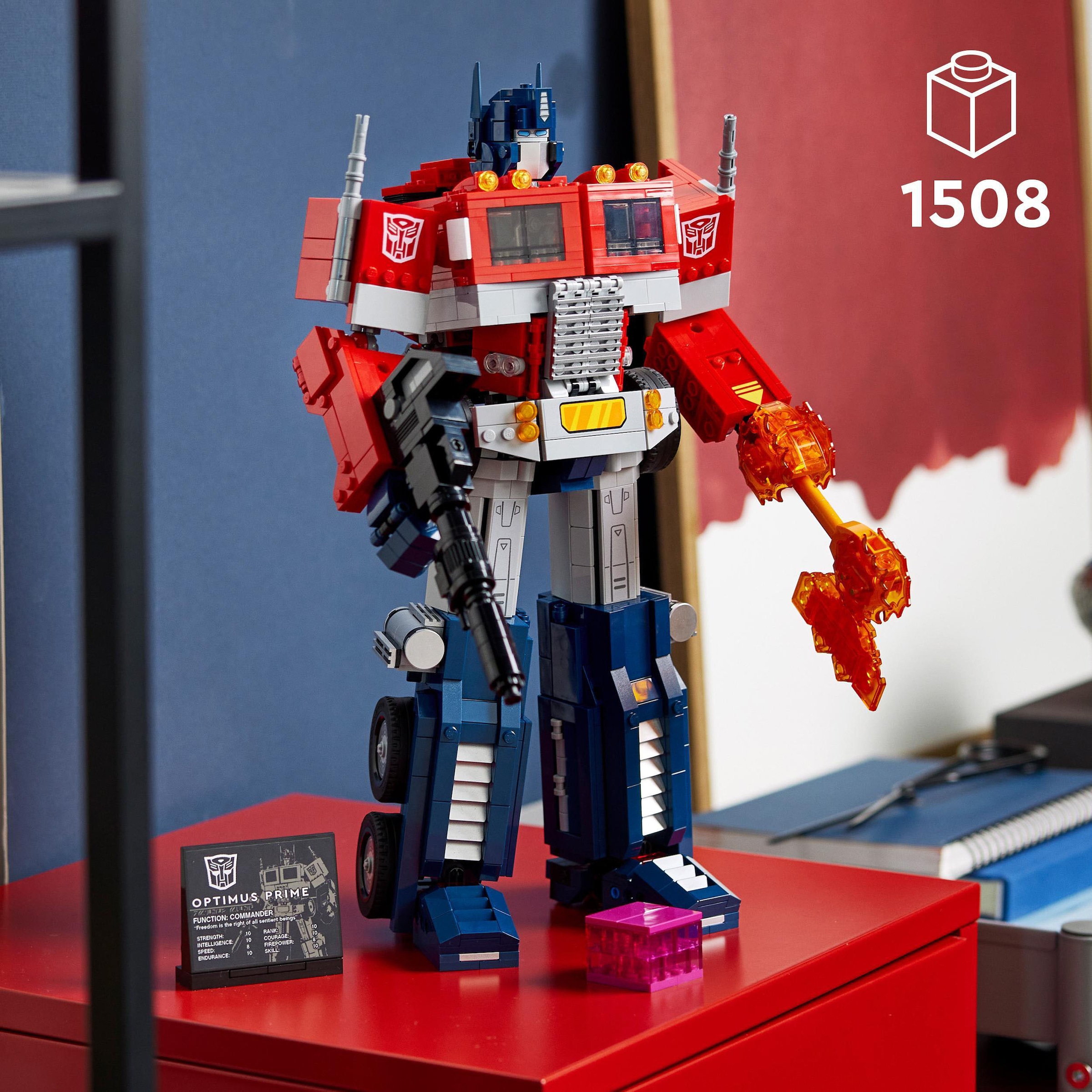 LEGO® Konstruktionsspielsteine »Optimus Prime (10302), LEGO® Icons« Made in Europe