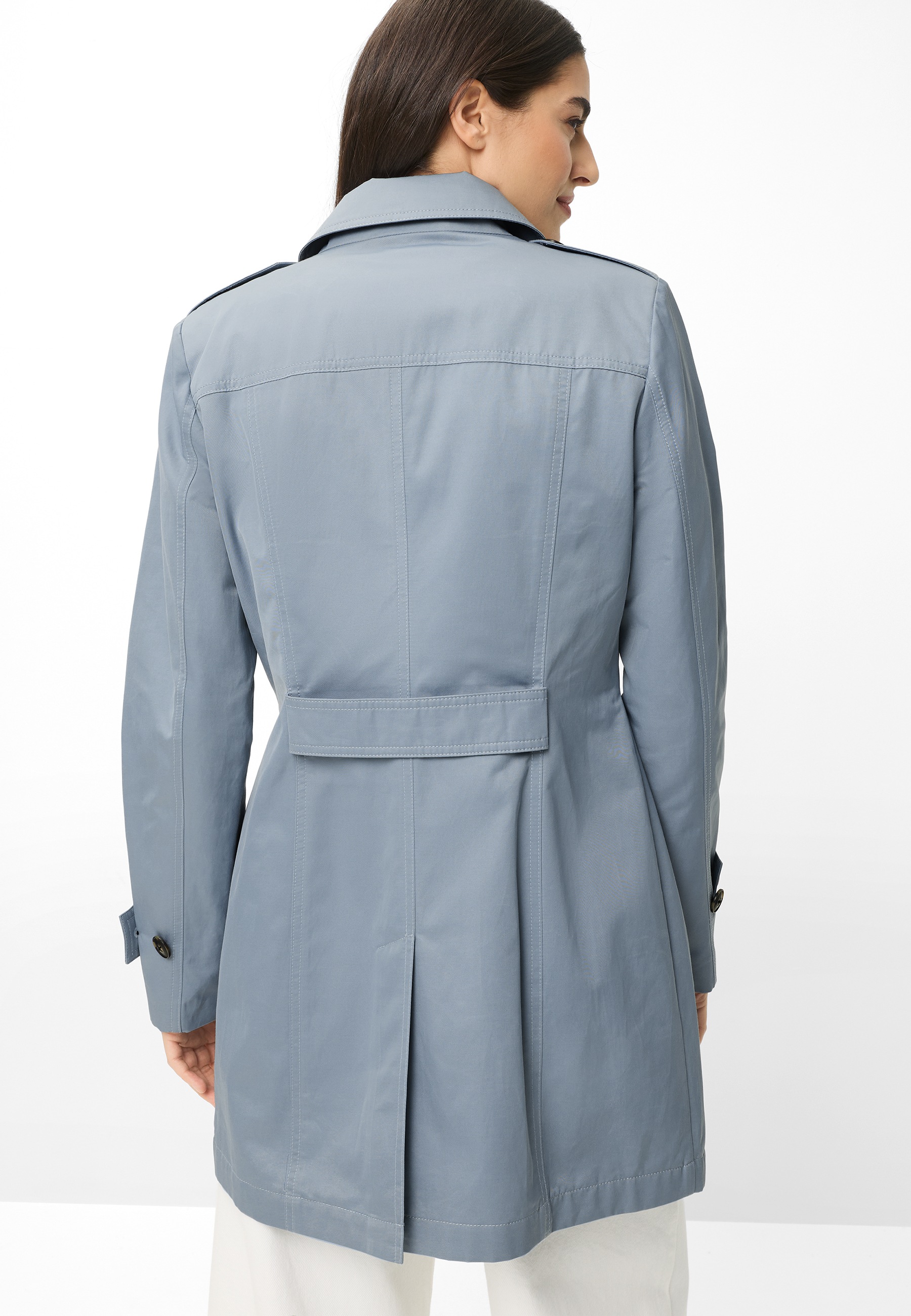 Fuchs Schmitt Manteau court coton léger, coupe régulière, pattes d’épaule