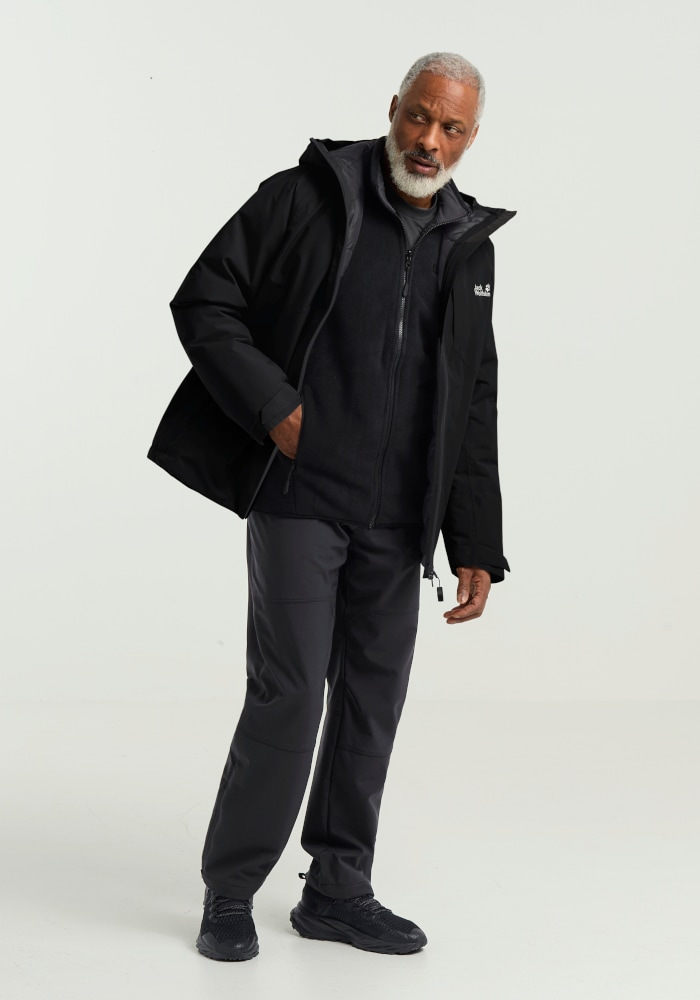 Jack Wolfskin Doudoune »ICECAPE 2L DOWN INS JKT M RDS« avec capuche Daunenjacke, warm, wind- und wasserdicht