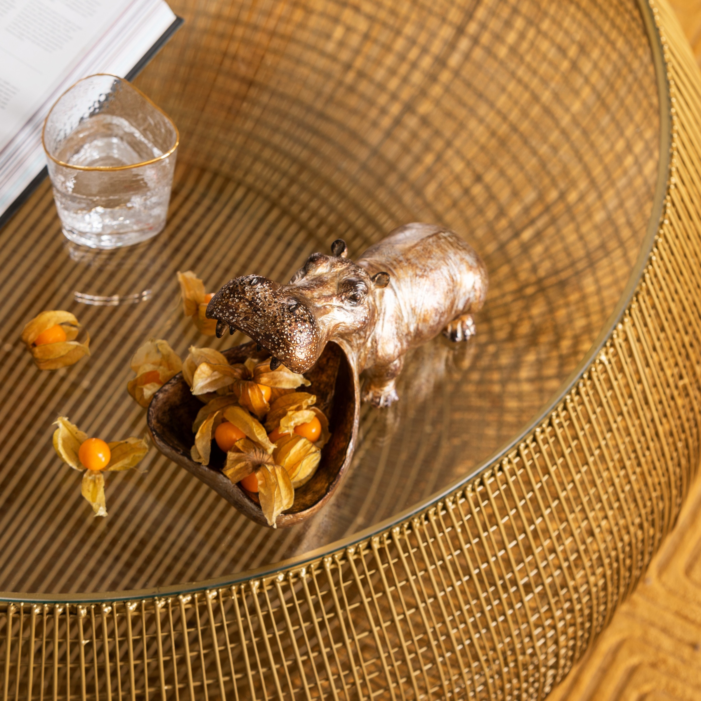 Kare Design Dekofigur »Deko Figur Hungry Hippo 17cm«