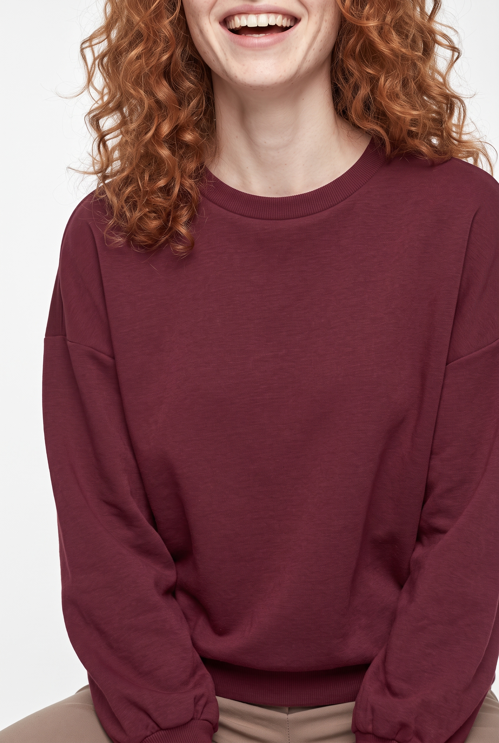 ONLY Sweat-shirt »ONLBROOKE L/S O-NECK SOLID 2 PACK SWT«, 2 mélange coton, coupe régulière
