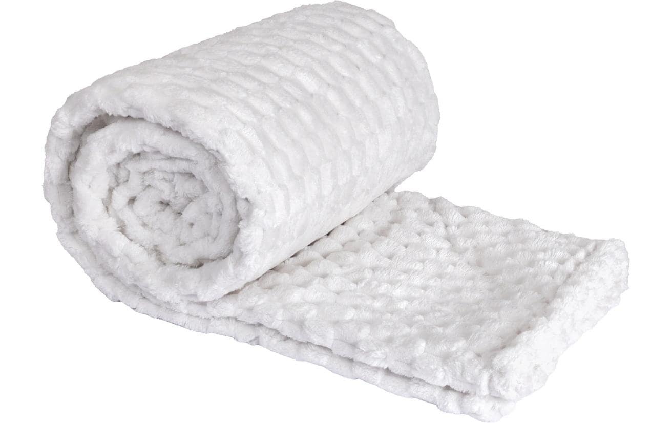 Hubatka TEXTIL Wohndecke »Plaid Uni 220 x 180 cm«