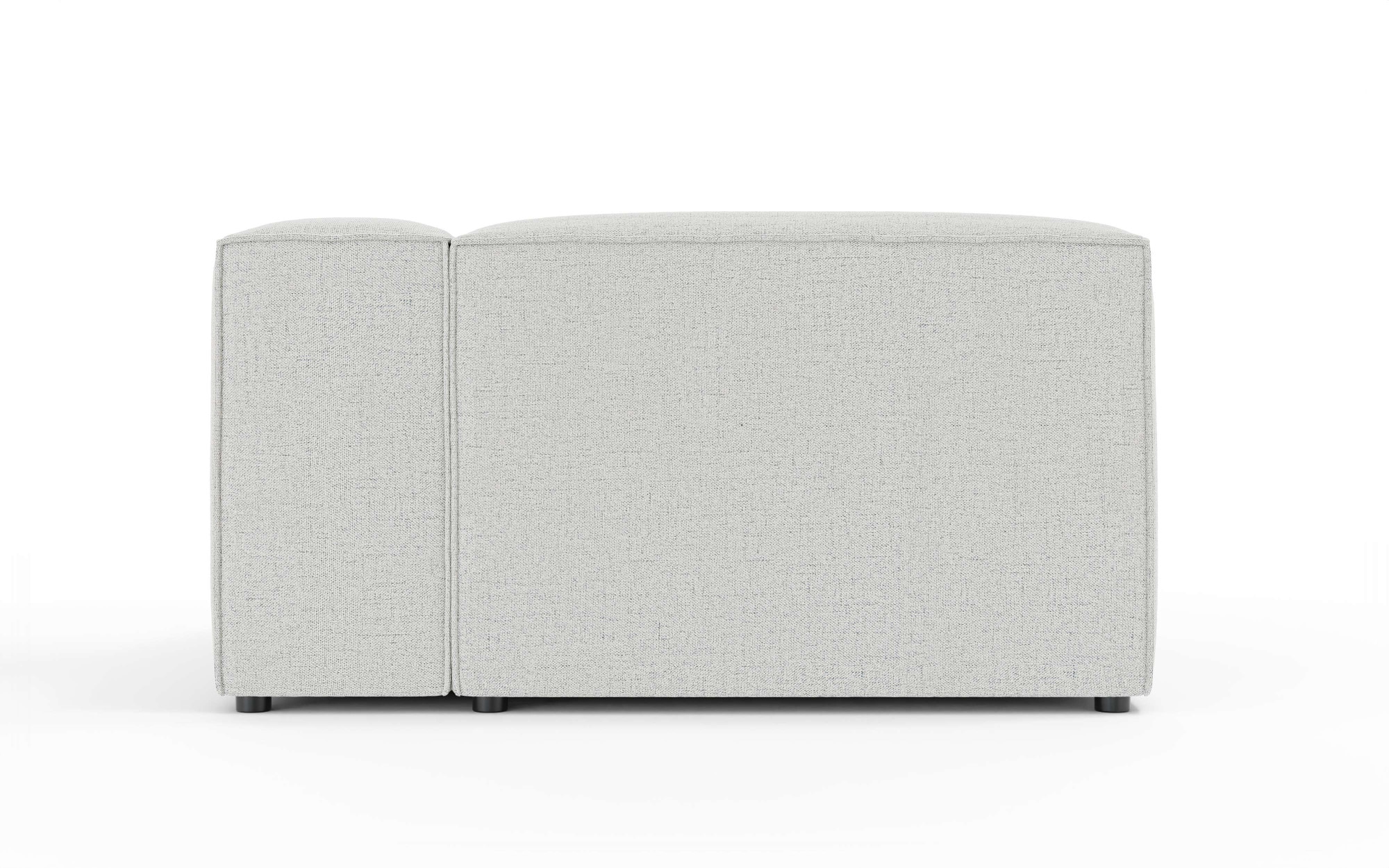 GOODproduct Ottomane »HAILY links/rechts bestellbar, Loungemöbel, Masse B/T/H: 130/130/72 cm« als Modul oder separat verwendbar, für individuelle Zusammenstellung