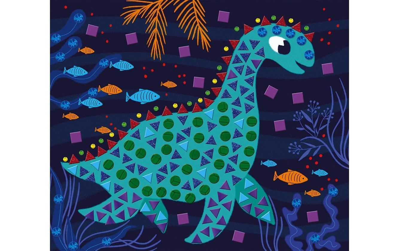 Janod Set créatif »Bastelset Dinosaurier Mosaik«