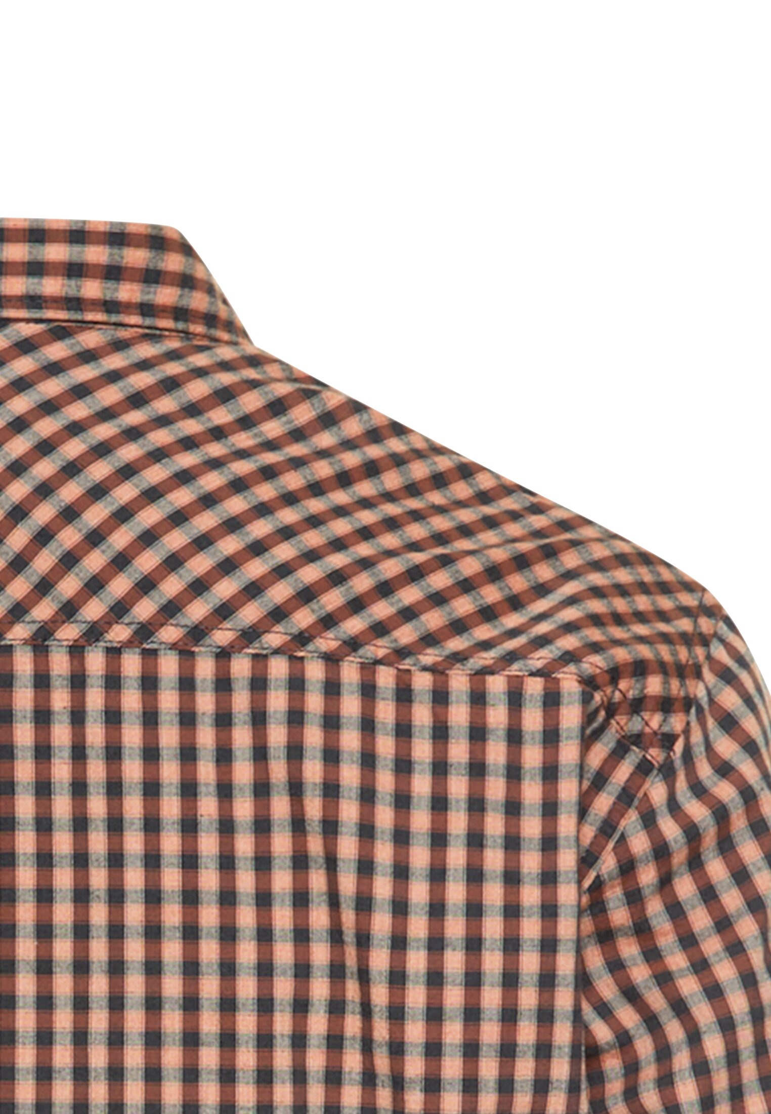 camel active Chemise à carreaux mit Logo Stickerei