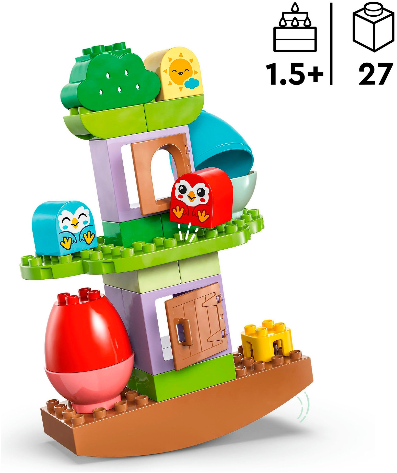 LEGO® Konstruktionsspielsteine »Baum zum Balancieren und Stapeln (10440), LEGO DUPLO My First« Made in Europe