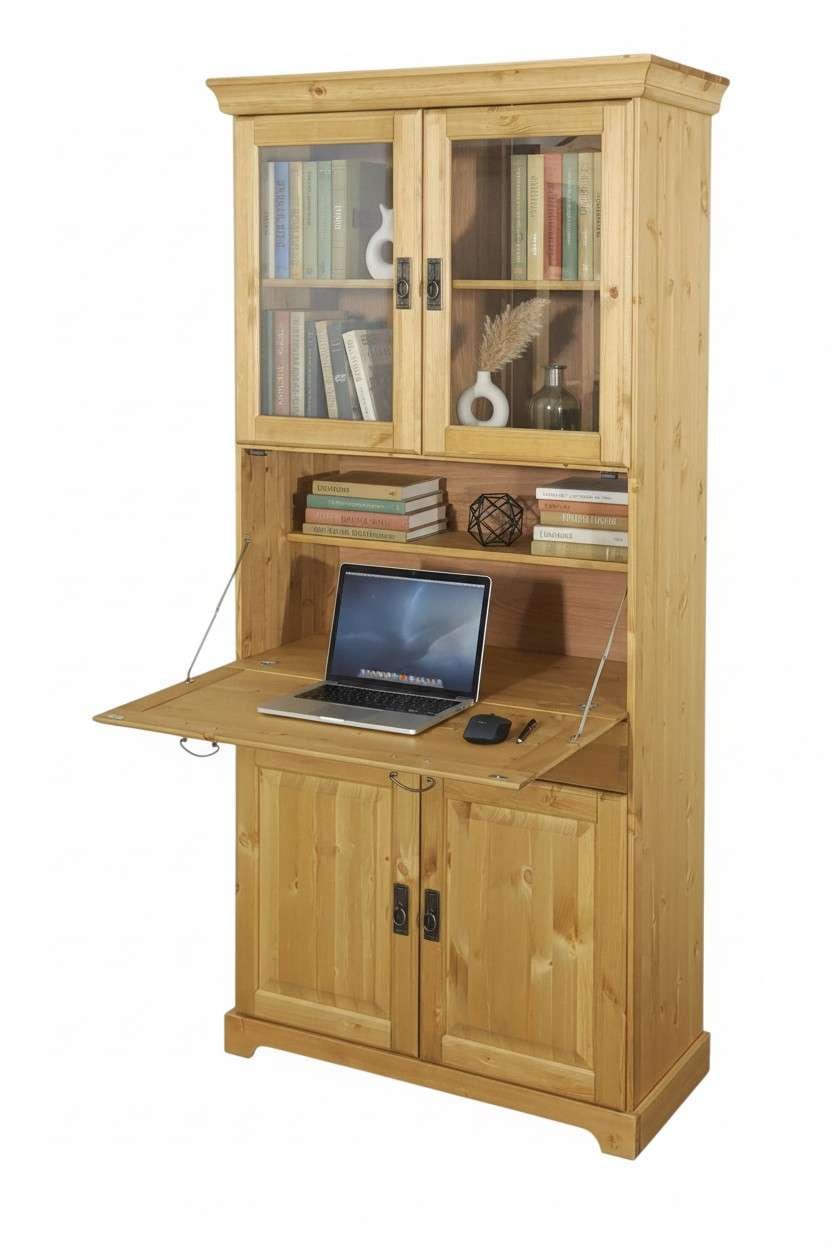 GOODproduct Sekretär »Rügen« aus massiver Kiefer, Breite 94 cm, made in EU