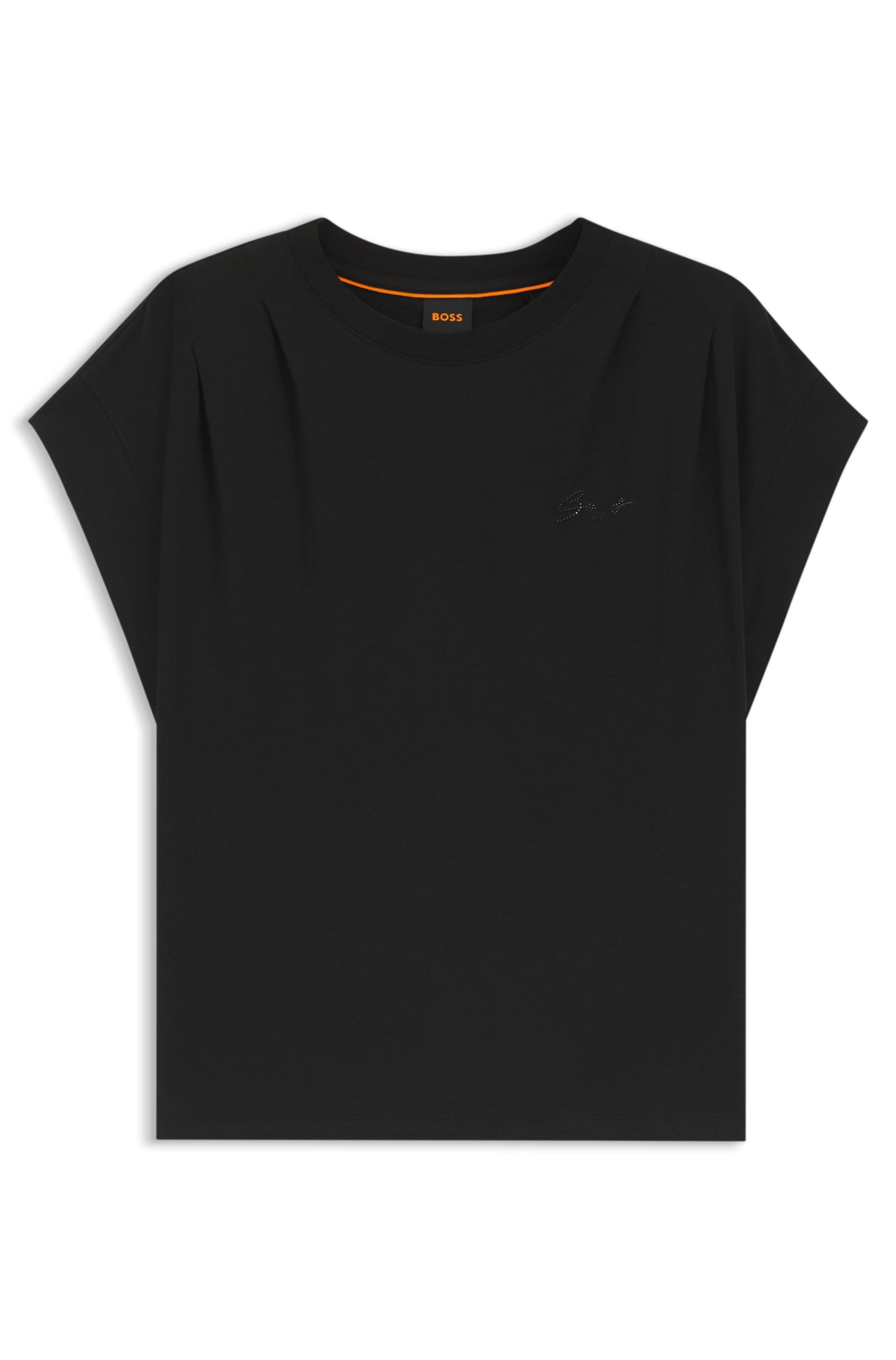 BOSS ORANGE T-Shirt »Ecolorado Premium Damenmode« Relaxed Fit aus Baumwoll-Jersey