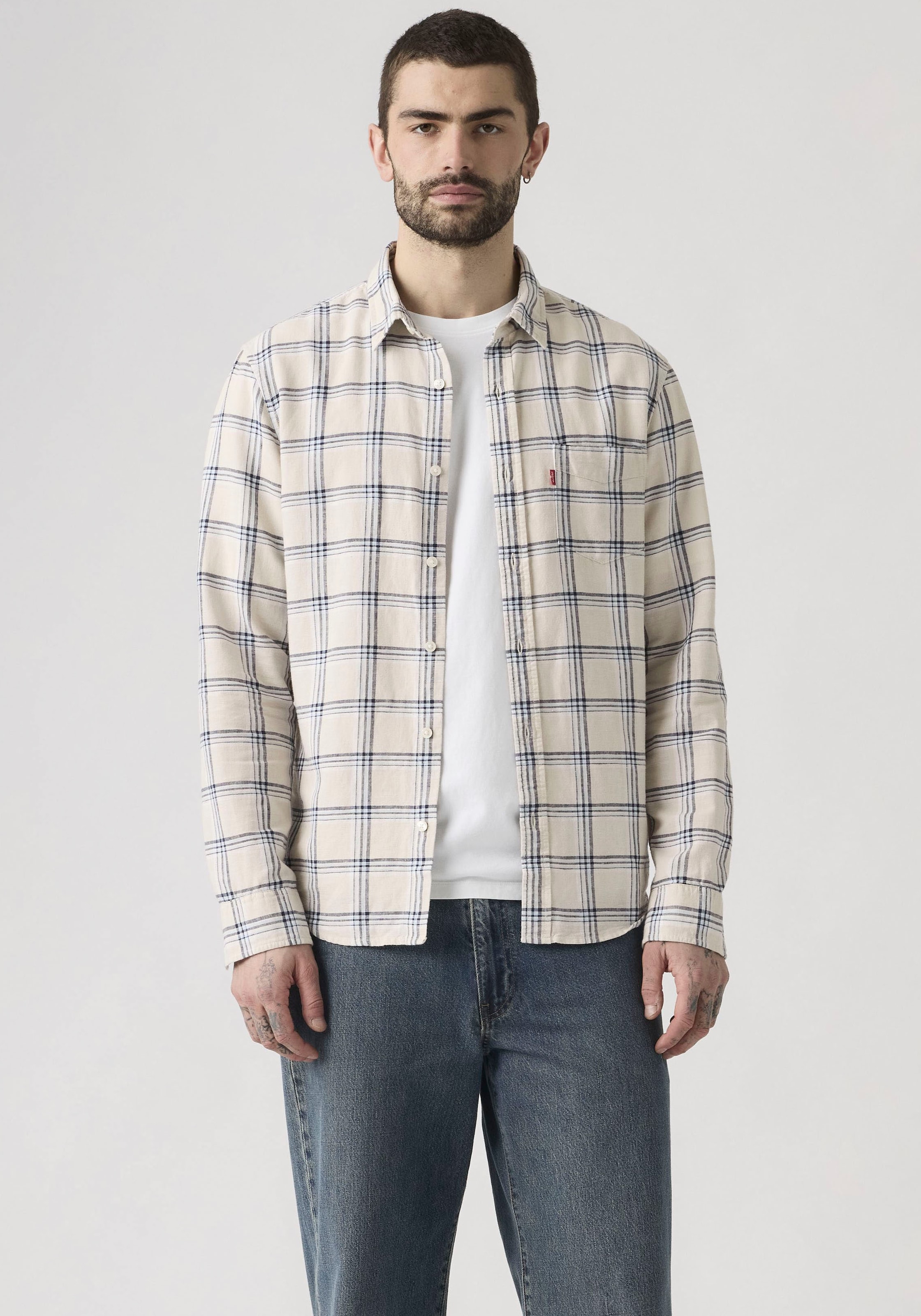 Levi's® Chemise à carreaux »SUNSET 1 POCKET STAND« mit Brusttasche