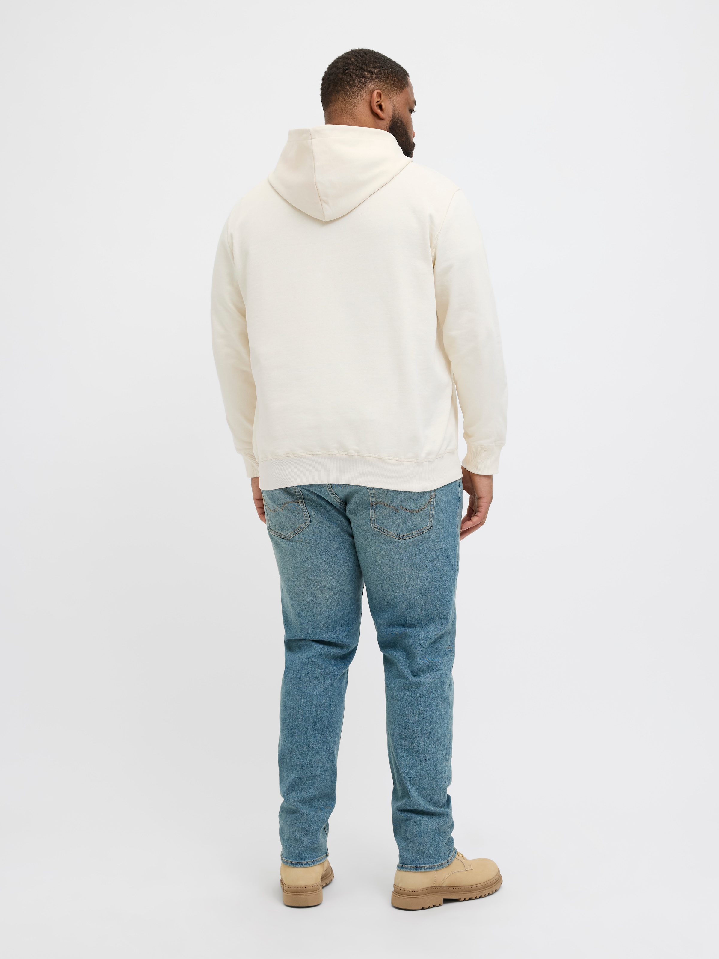 Jack & Jones PlusSize Kapuzensweatshirt »JORALMERIA SWEAT HOOD PLS« mit Logo Print