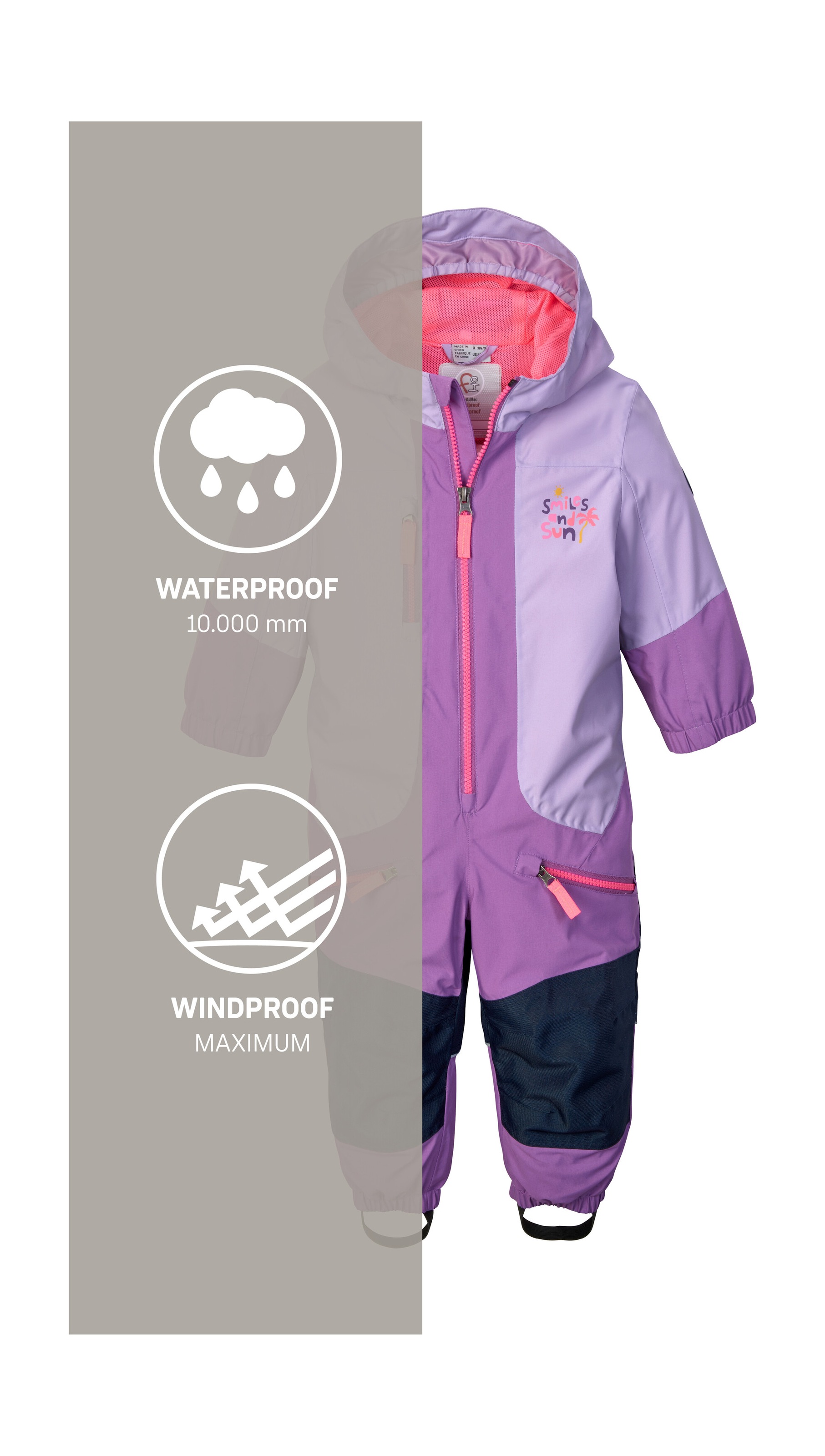 first instinct by killtec Combinaison »FIOS 21 MNS ONPC« Wind- und wasserdicht, reflektierende Details, PFAS-frei imprägniert