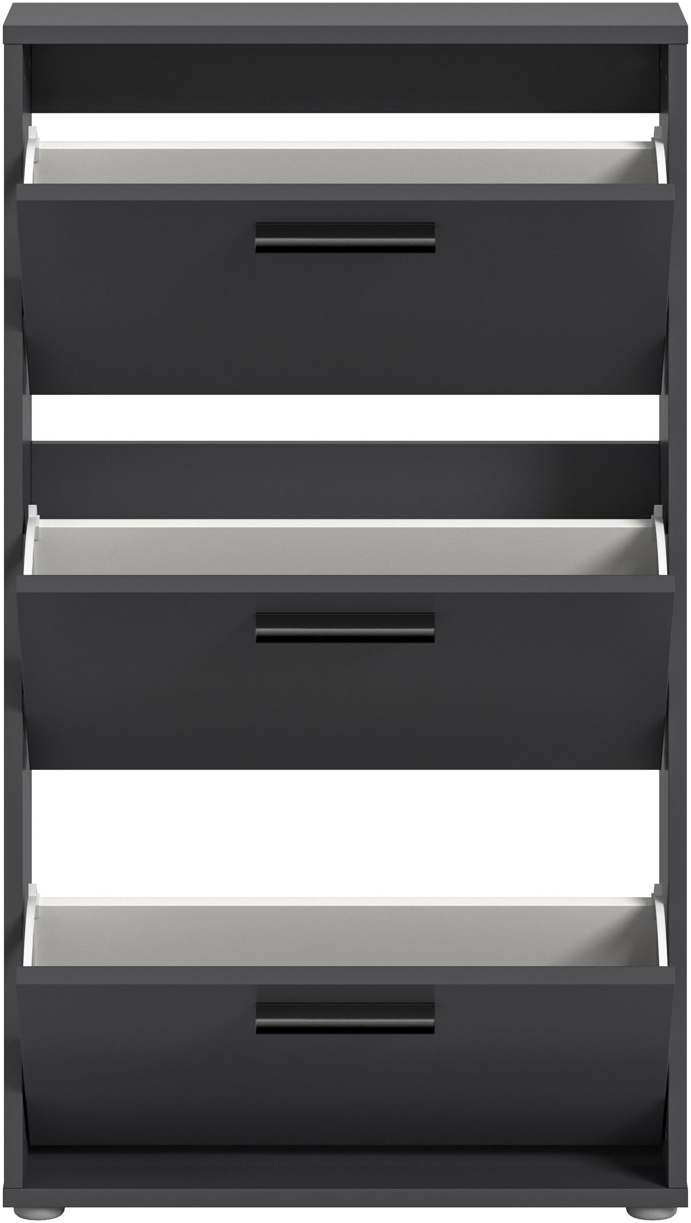 HBZ Schuhkipper »Sam Schuhkipper, Schuhschrank BxHxT 59x103x17 cm« 1 Stk. tlg. Schuhkipper, Schuhschrank mit 3 Klappen, BxHxT 59x103x17cm