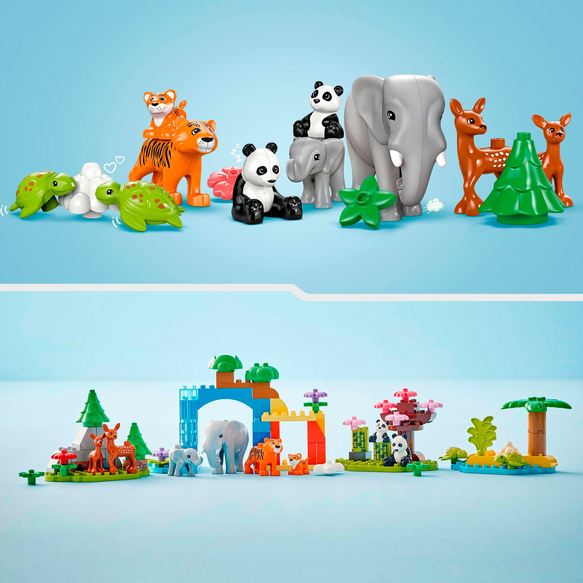 LEGO® Pions de construction »Wildtier-Familien 3-in-1-Set (10446), LEGO DUPLO Town« Made in Europe