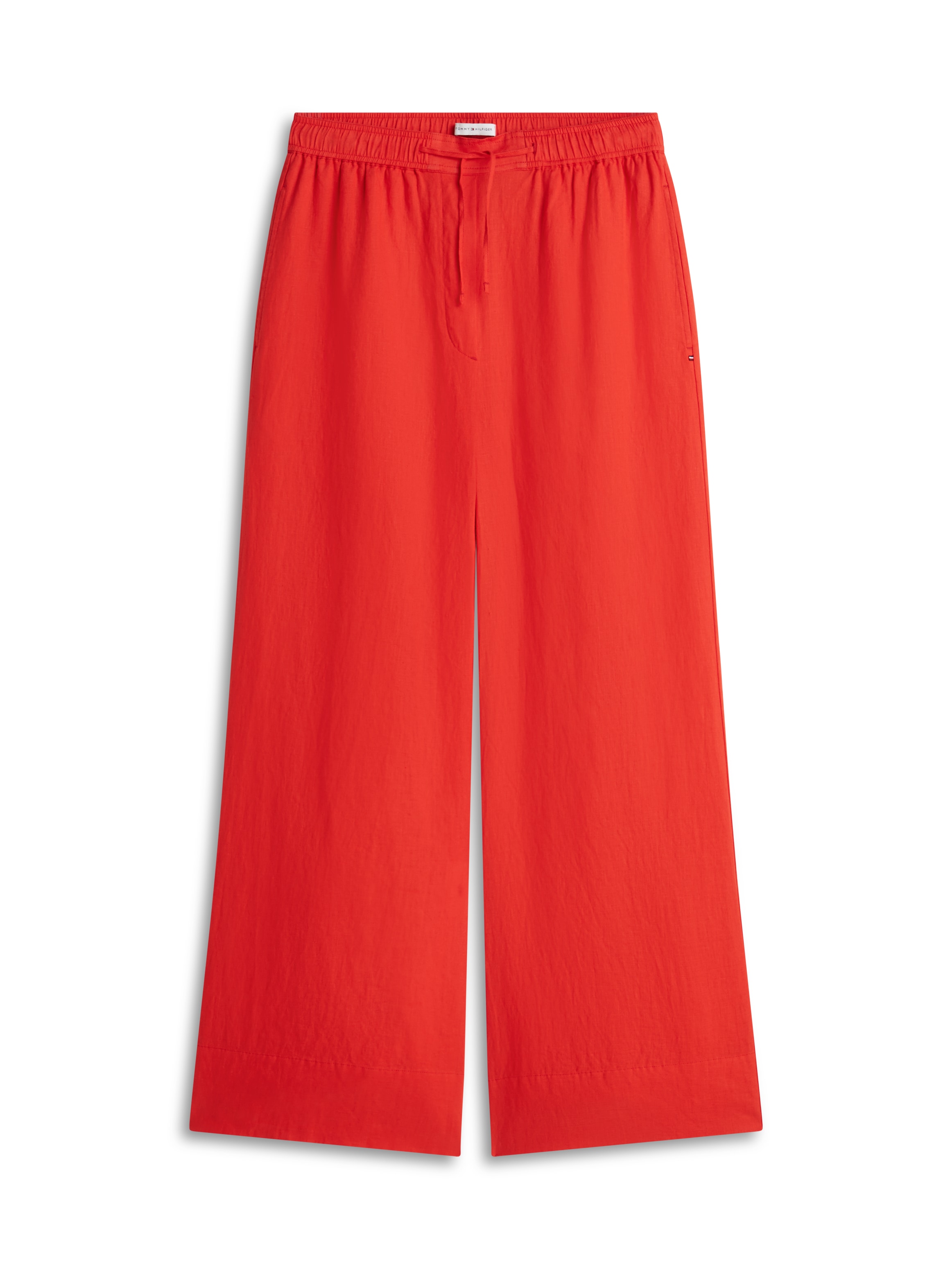 Tommy Hilfiger Culotte »ESS LINEN PULL ON PANTS«  mit Bügelfalten