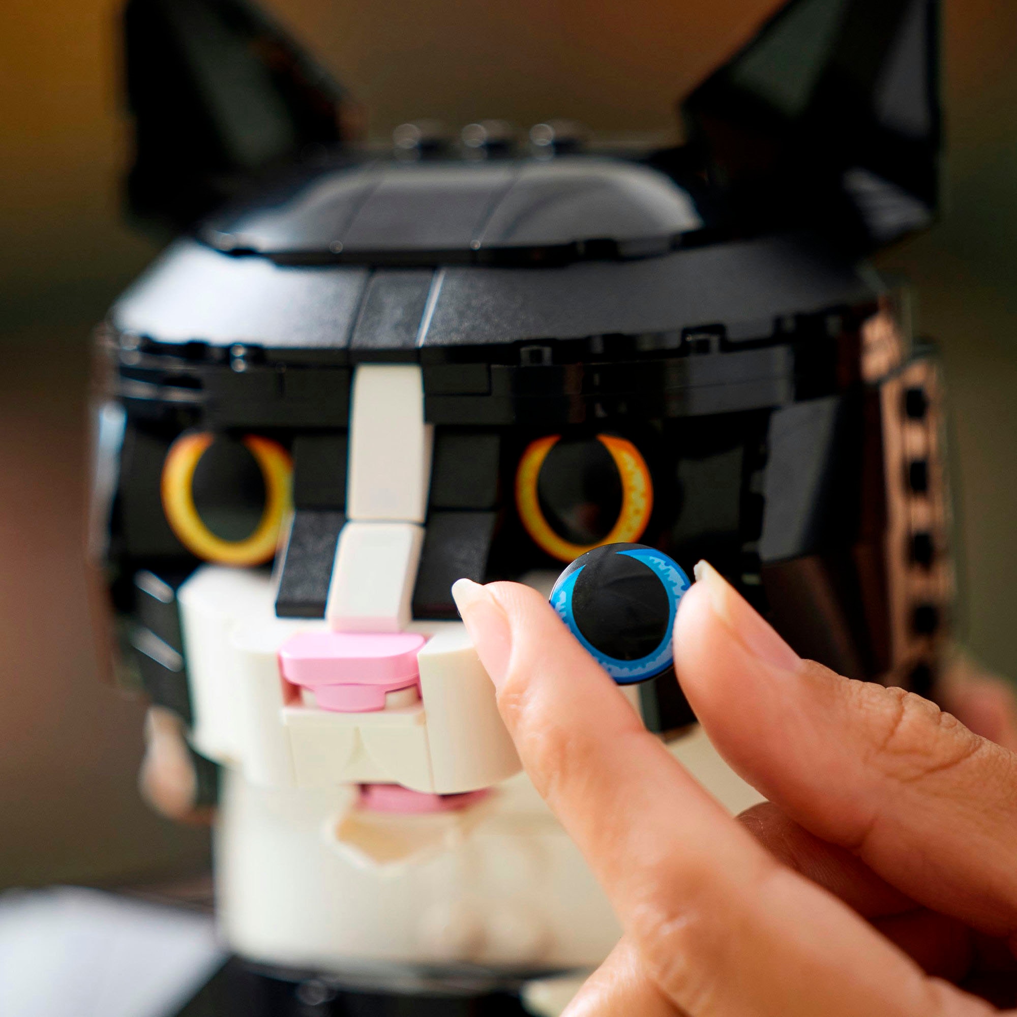 LEGO® Konstruktionsspielsteine »Schwarz-weisse Katze (21349), LEGO Ideas« Exklusives Set; Made in Europe