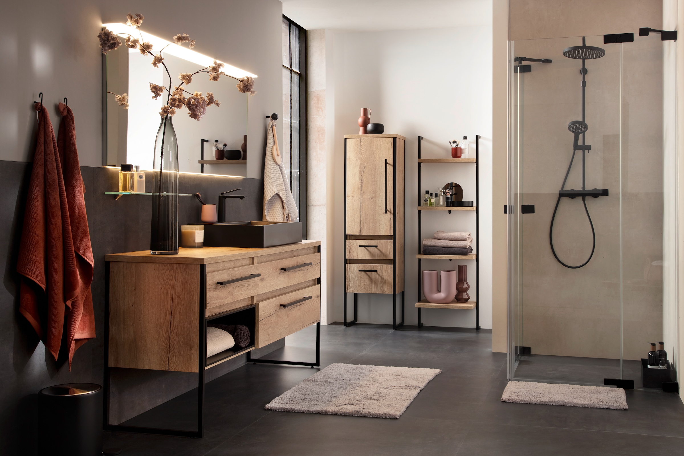 SCHÖNER WOHNEN-Kollektion Tapis de bain »Bahamas  Uni« Höhe 30 mm compatible chauffage au sol utilisable des deux côtés