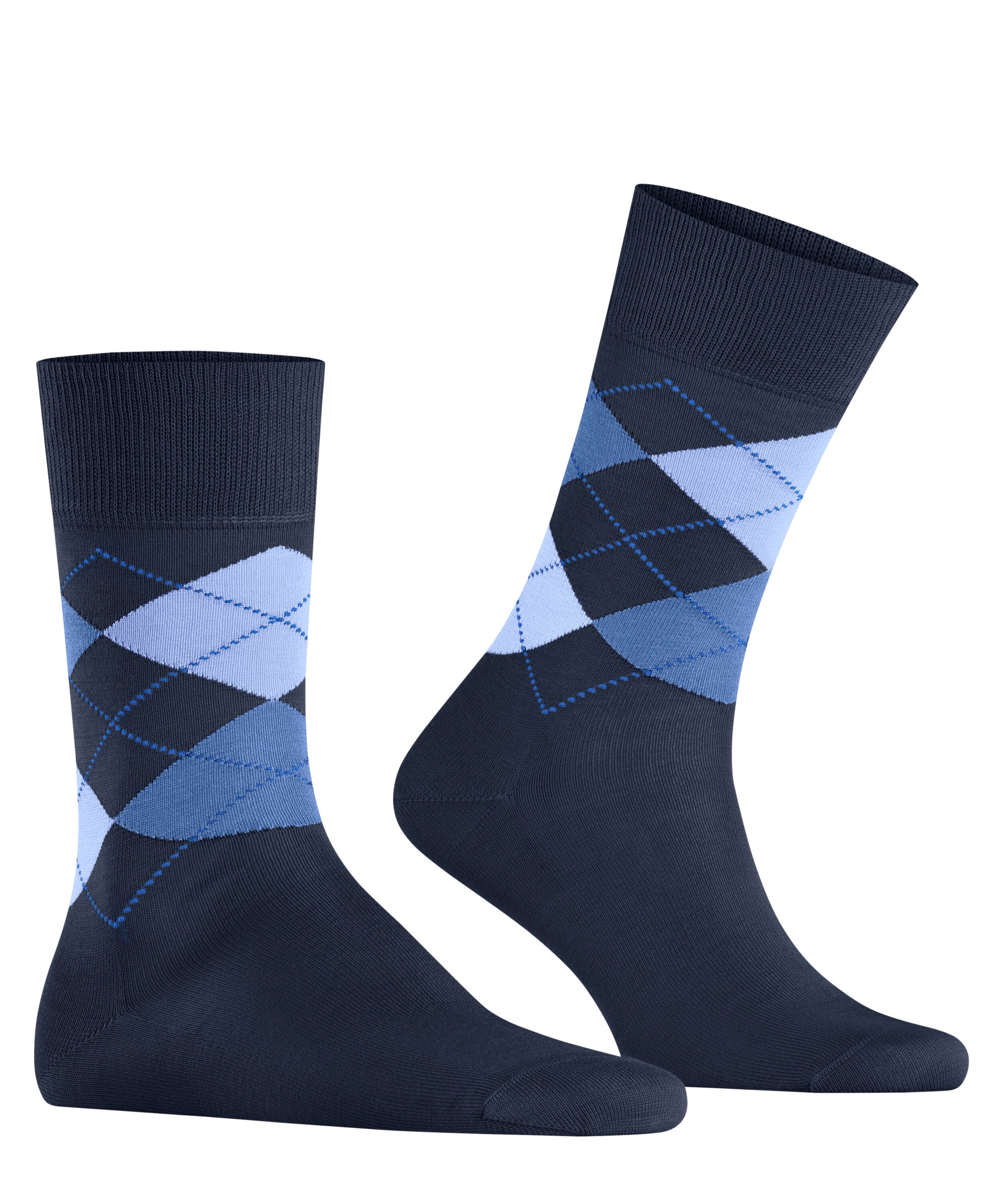 Burlington Socken »Manchester« Einheitsgrösse 40-46, Argyle-Muster, Burlington-Clip
