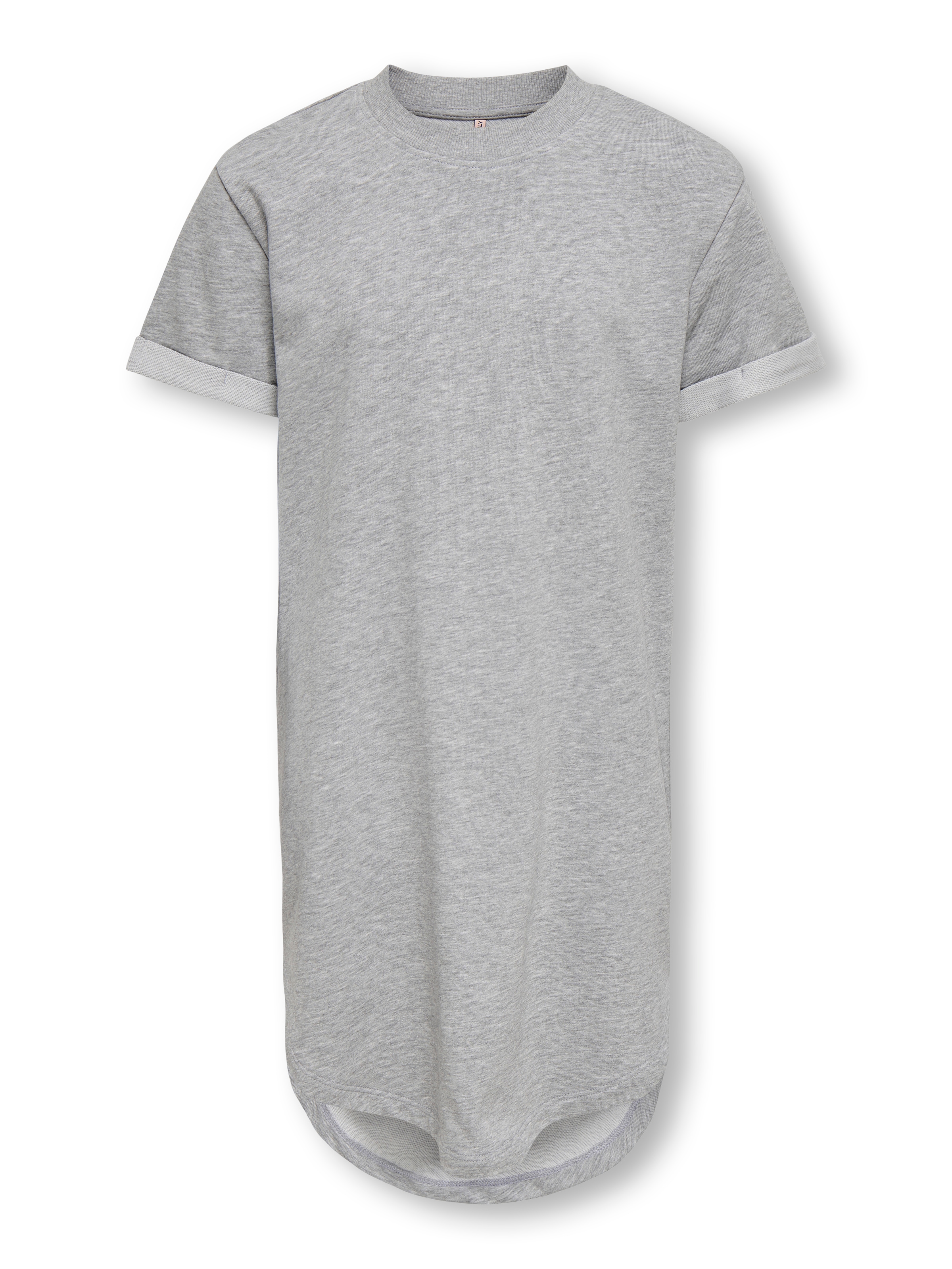 KIDS ONLY Robe en sweat »KOGINE S/S DRESS VD ZA JRS« mit abgerundetem Saum, hinten etwas länger geschnitten