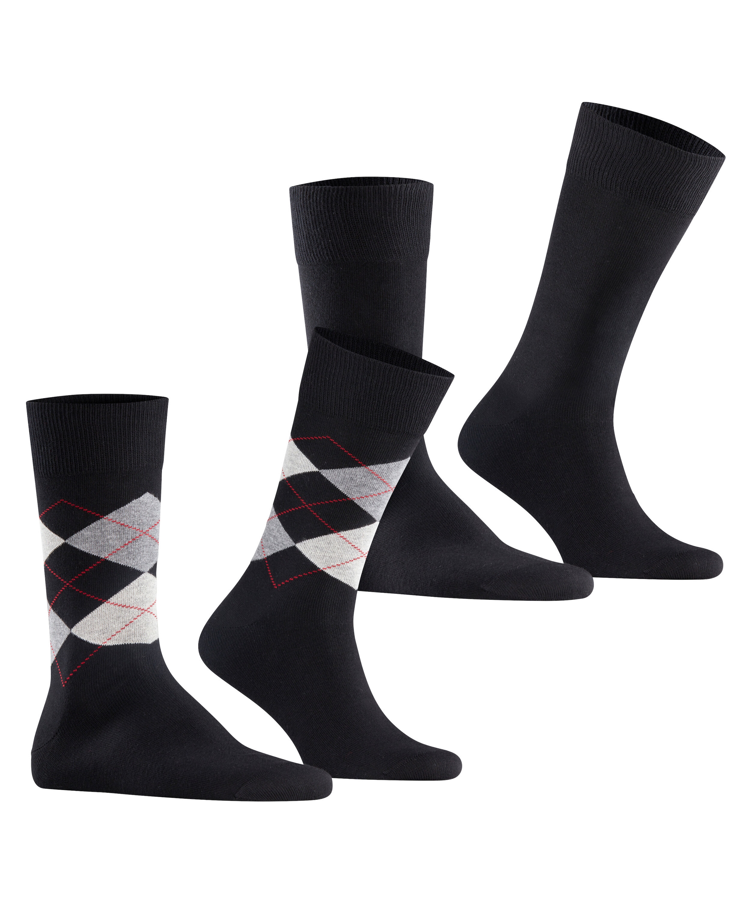 Burlington Socken »Everyday Argyle Mix« 2 Paar,  atmungsaktiv, Einheitsgrösse 40-46, Argyle-Muster