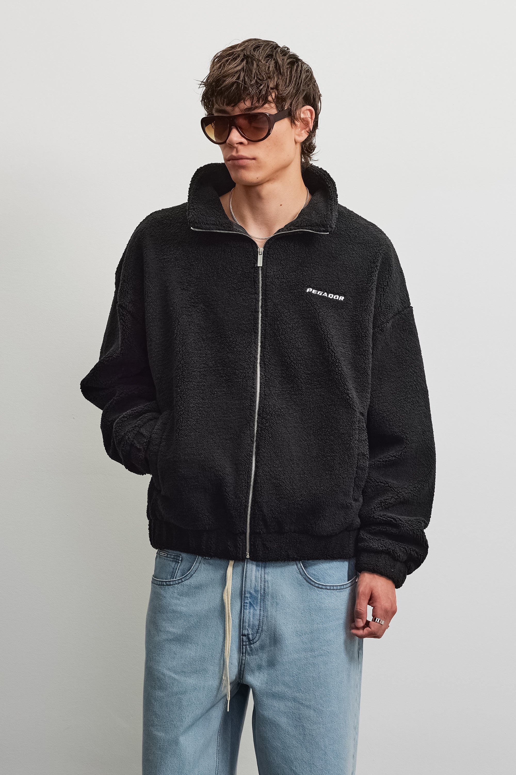 PEGADOR Veste sweat »Alto Teddy Jacket« Kunstfaser, regular fit