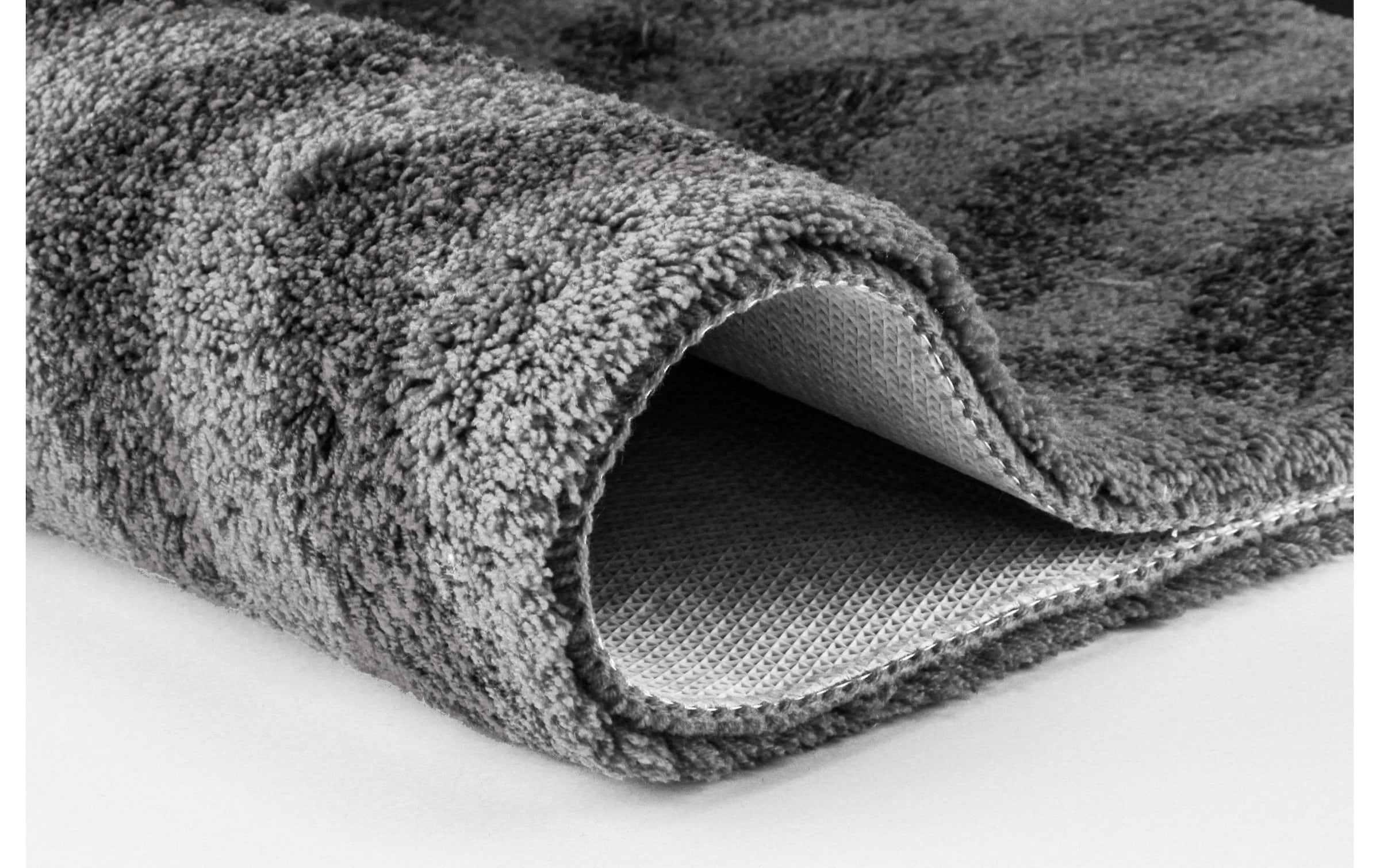 Kleine Wolke Tapis de bain »»Zack«, Badvorleger, Badezimmer Teppich« Höhe 20 mm revêtement antidérapant compatible chauffage au sol Tapis de bain, design zigzag moderne, ton sur ton