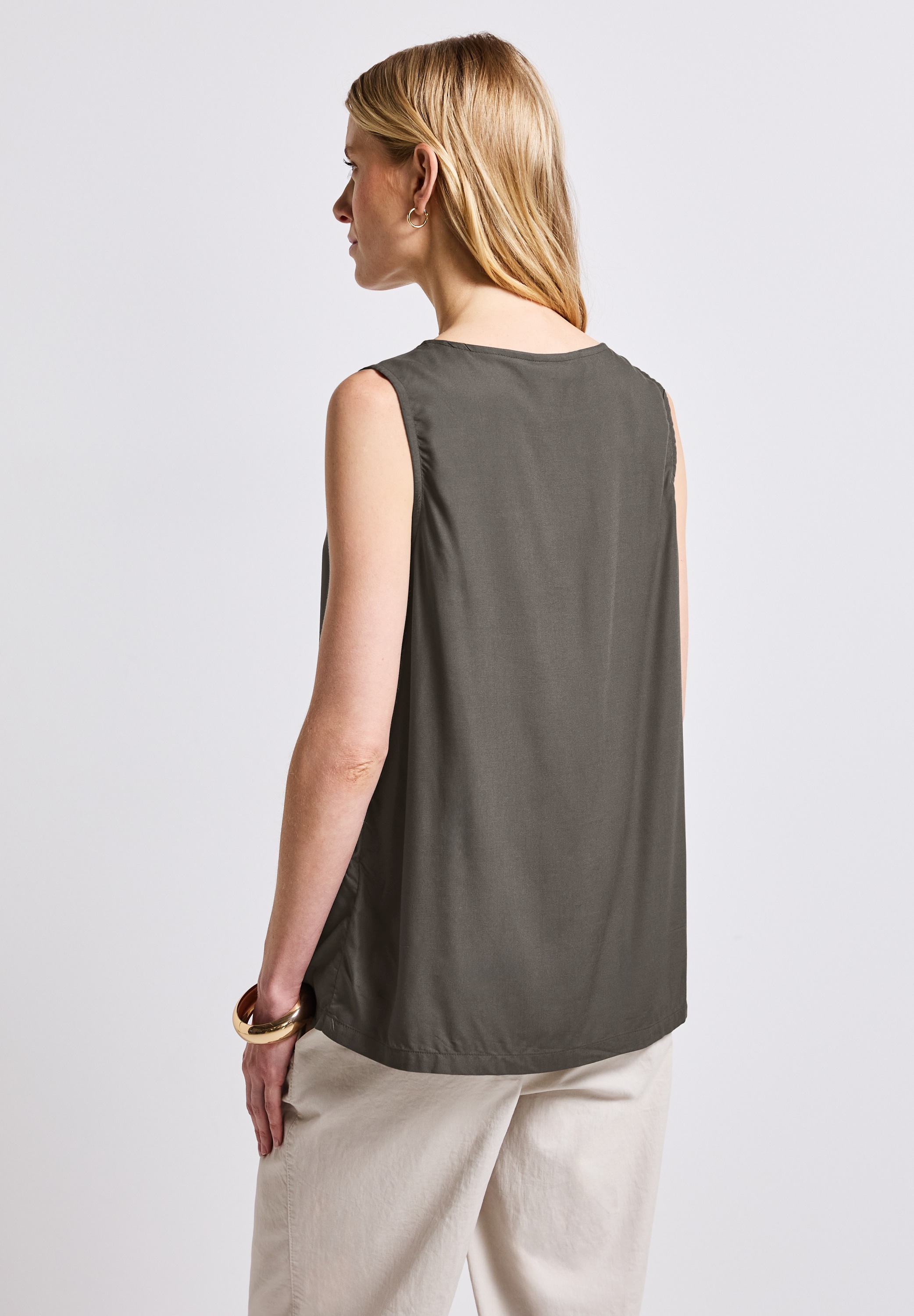 STREET ONE Blusentop mit Raffung