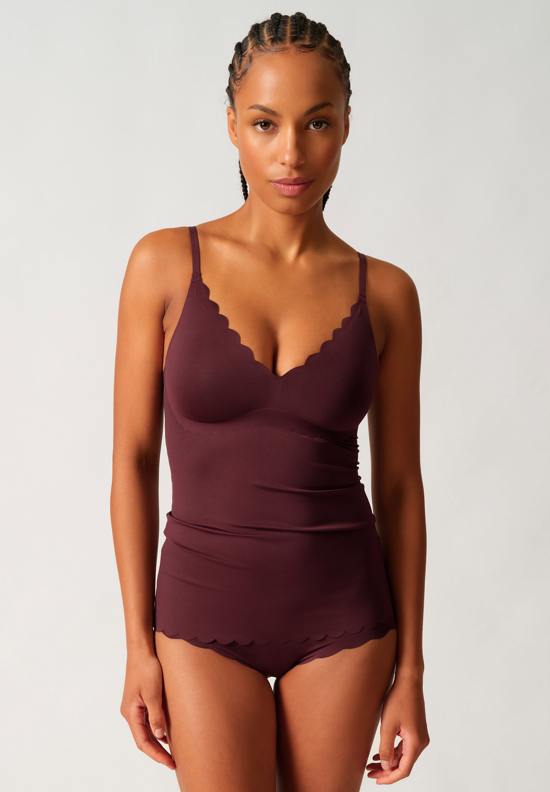 Skiny Chemise soutien-gorge »Sensation« tiefer V-Ausschnitt, schmale Träger, herausnehmbare Pads