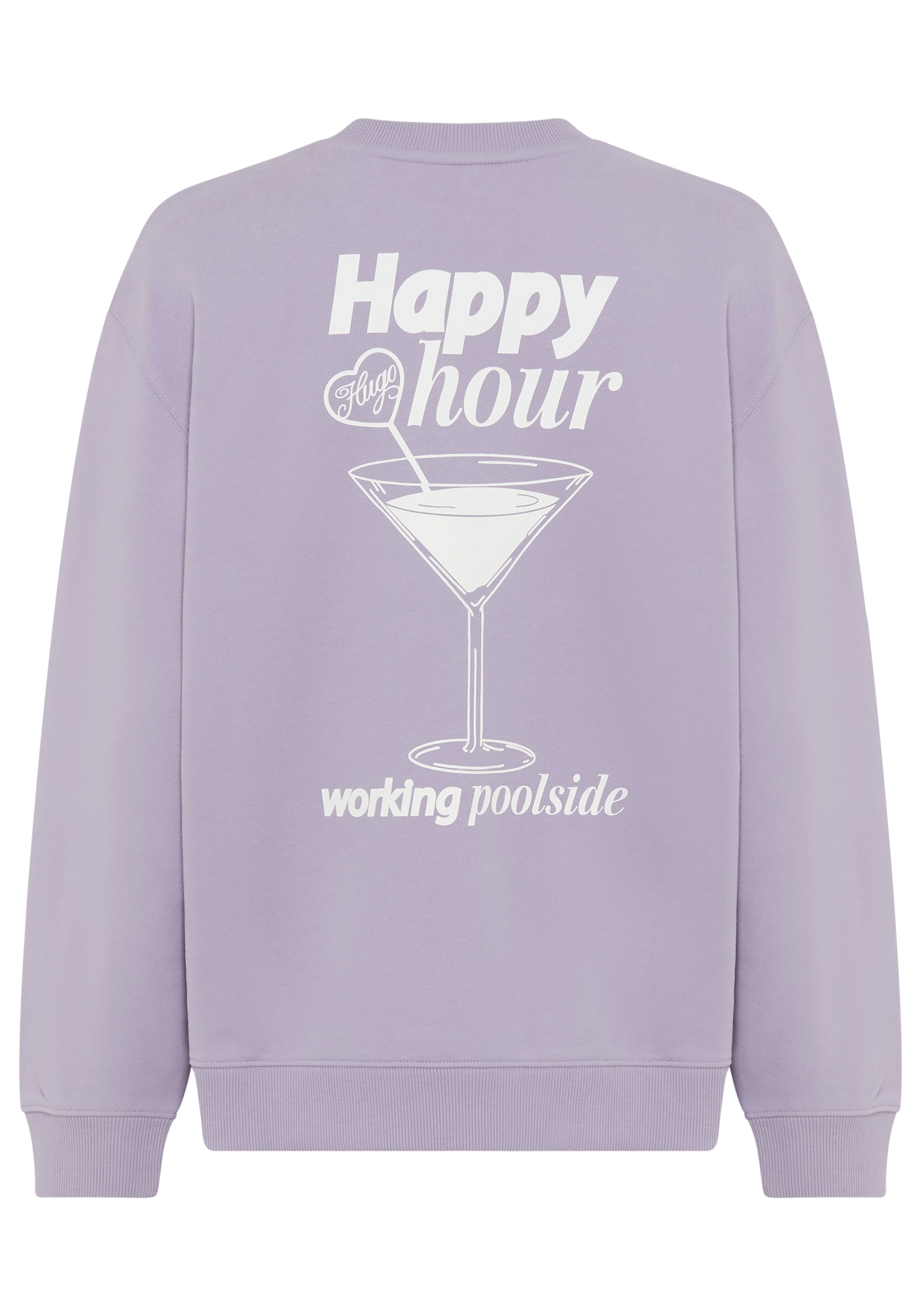 HUGO Blue Sweatshirt »Classic Crew«, mit grossem Rückenprint
