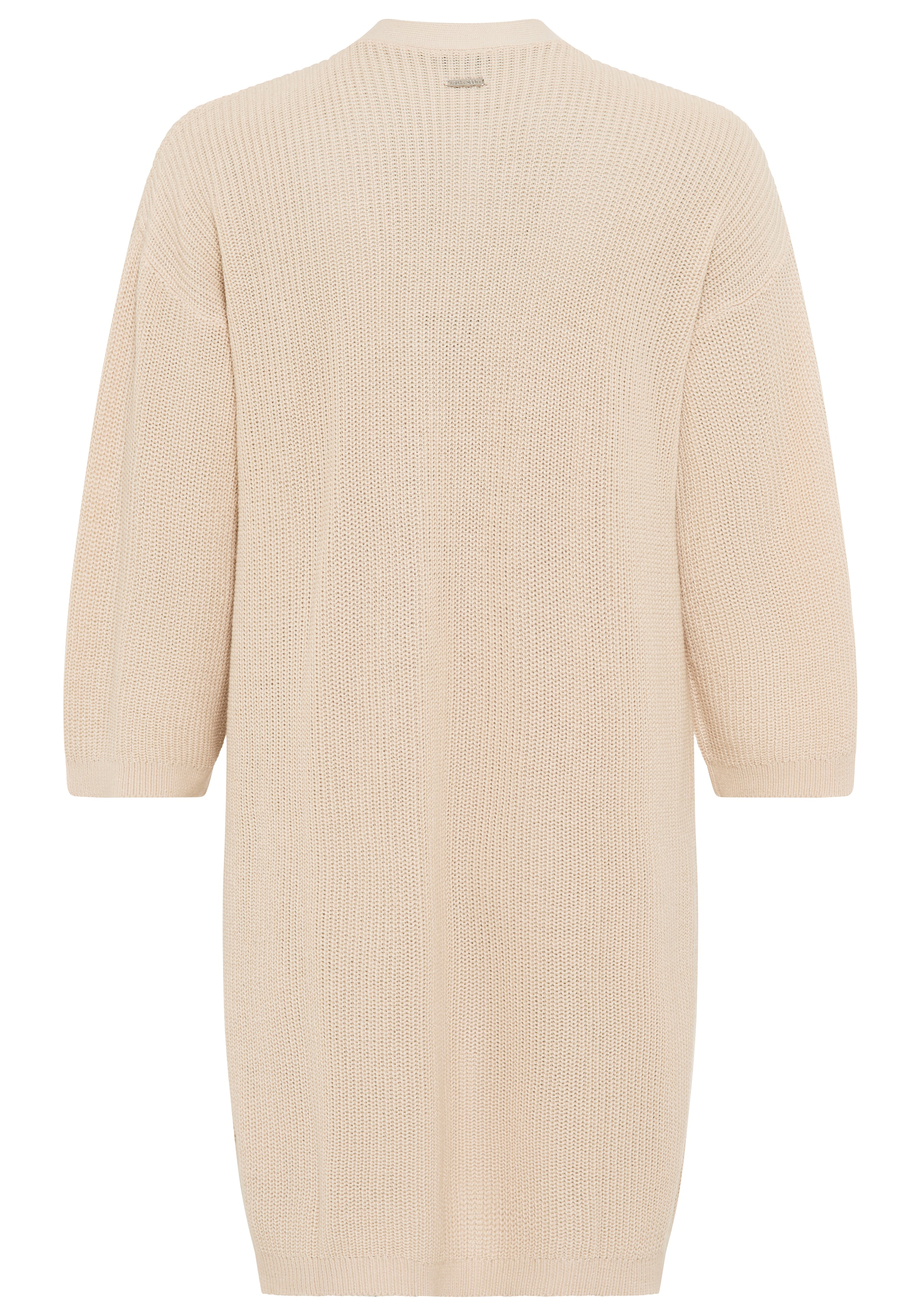 Laura Scott Veste en tricot mit lässigem Schnitt und 3/4 Ärmel